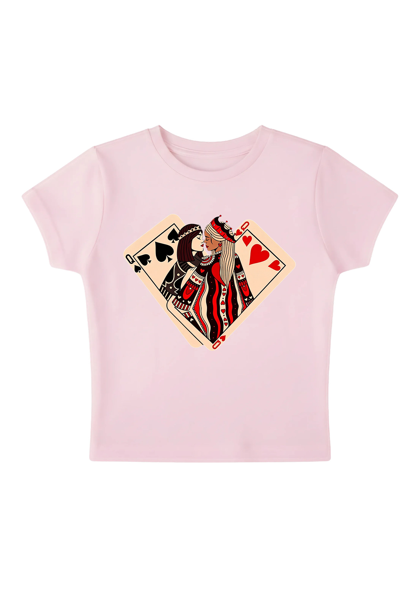 Queen & Queen Forever Y2K Baby Tee