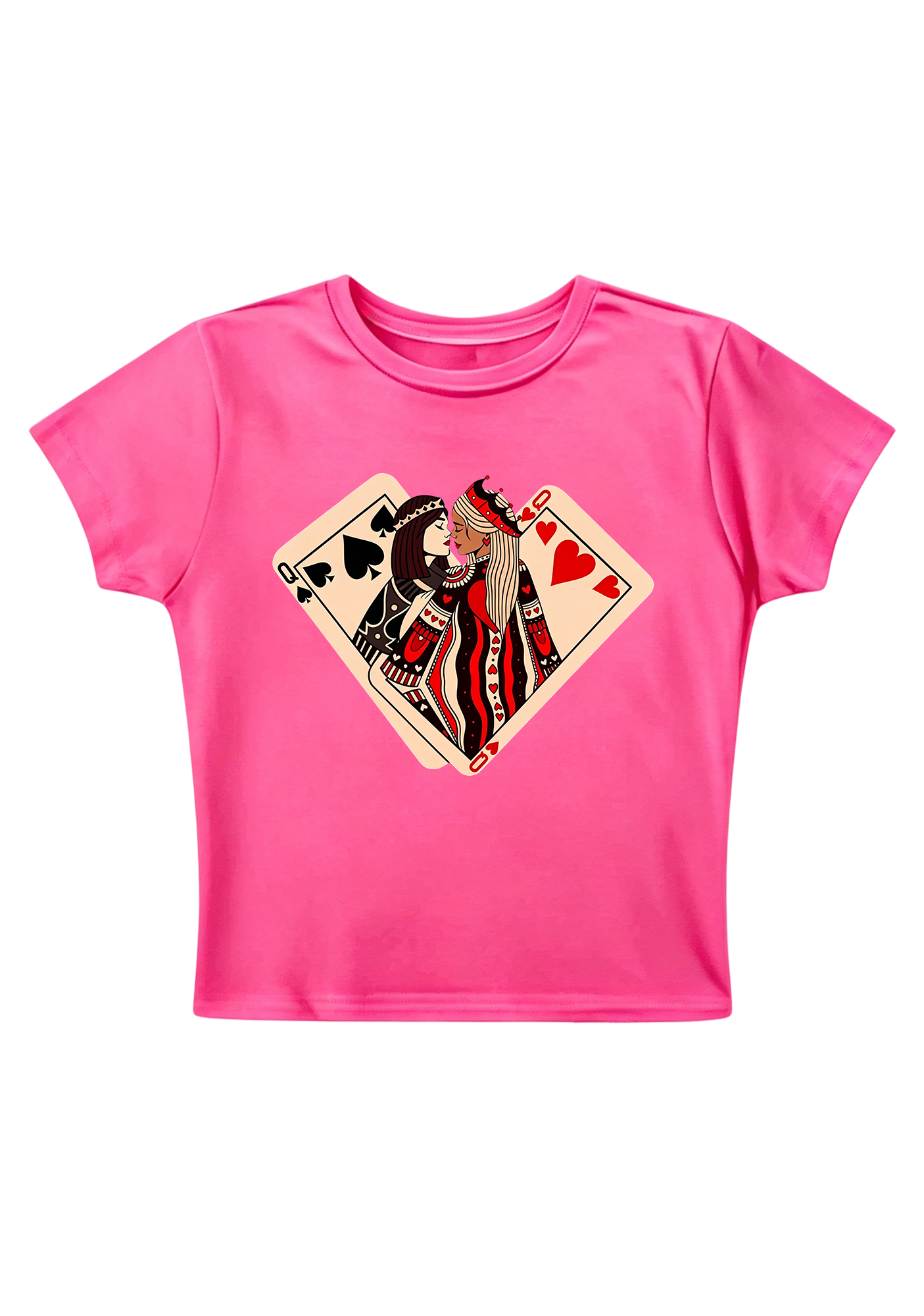 Queen & Queen Forever Y2K Baby Tee