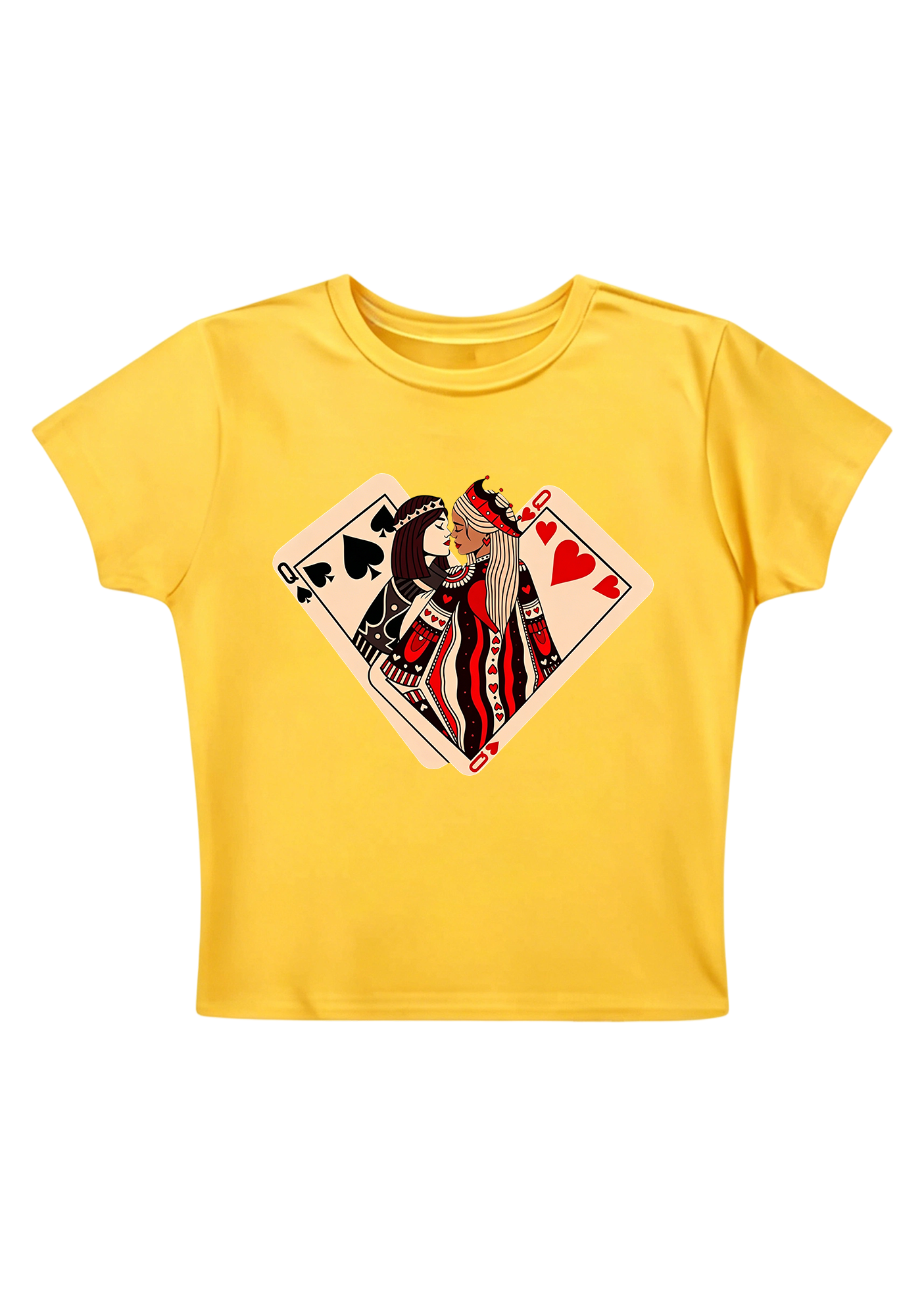 Queen & Queen Forever Y2K Baby Tee