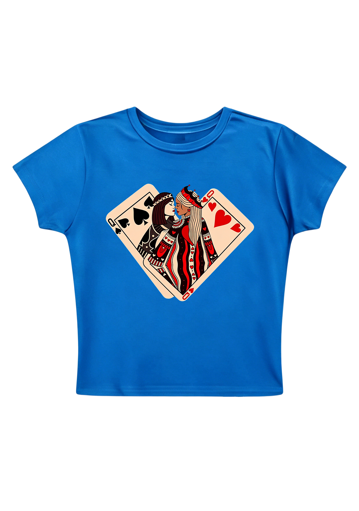 Queen & Queen Forever Y2K Baby Tee