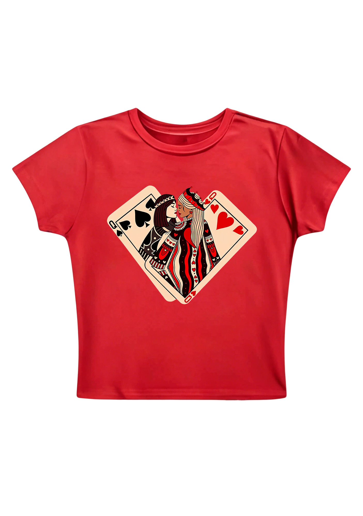 Queen & Queen Forever Y2K Baby Tee