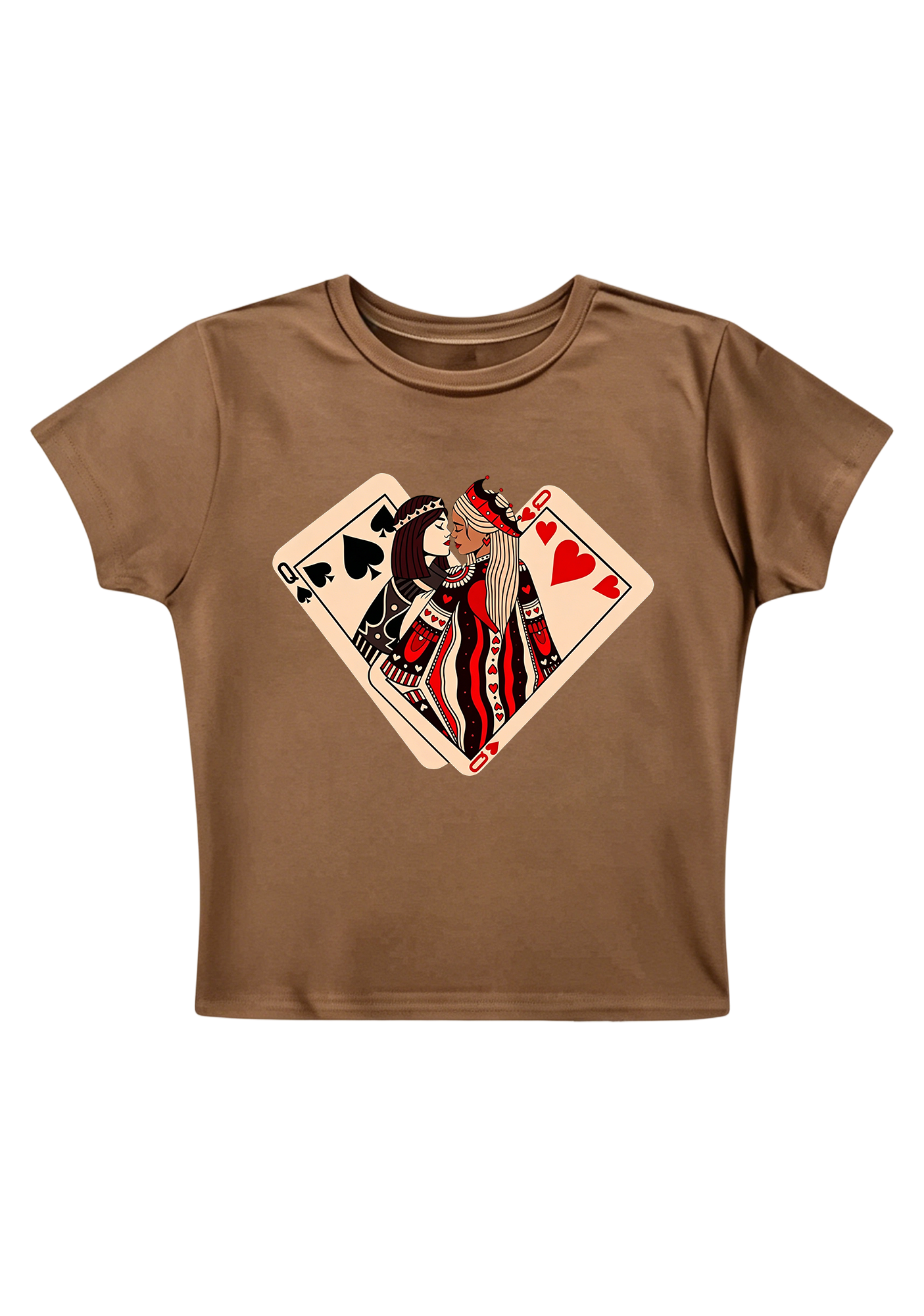 Queen & Queen Forever Y2K Baby Tee