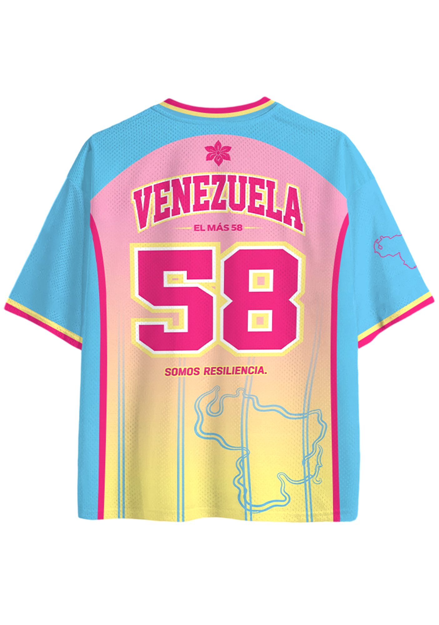 Venezuela Macaw Scenic Landscape Mesh Jersey Shirts