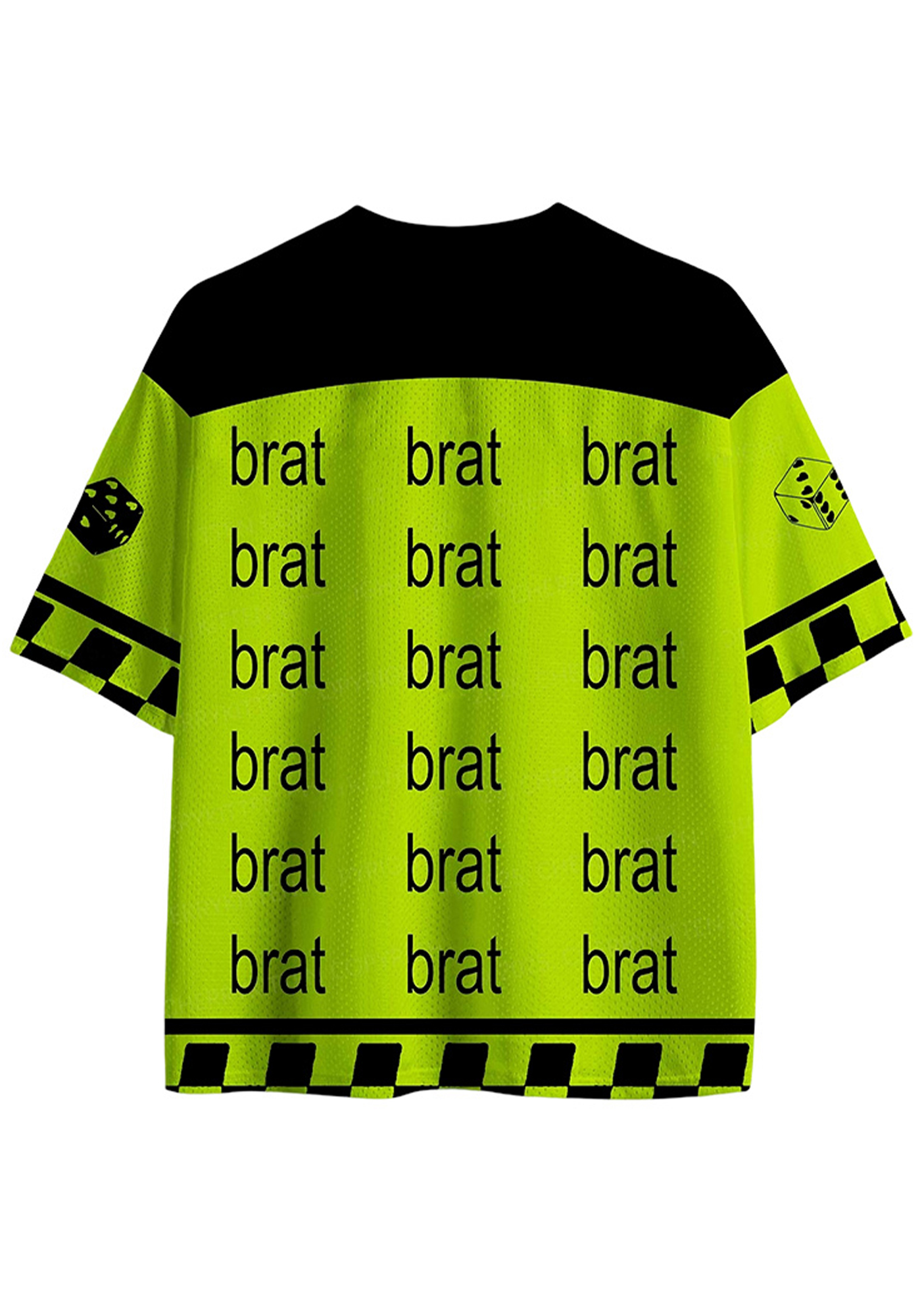 Brat Y2K Crop Sport Jersey Shirts