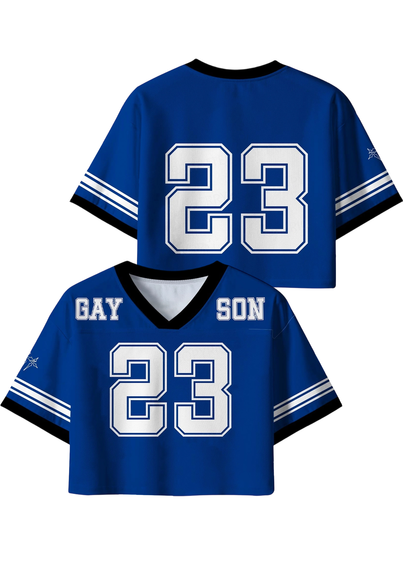 Gay son Y2K Crop Sport Jersey Shirts