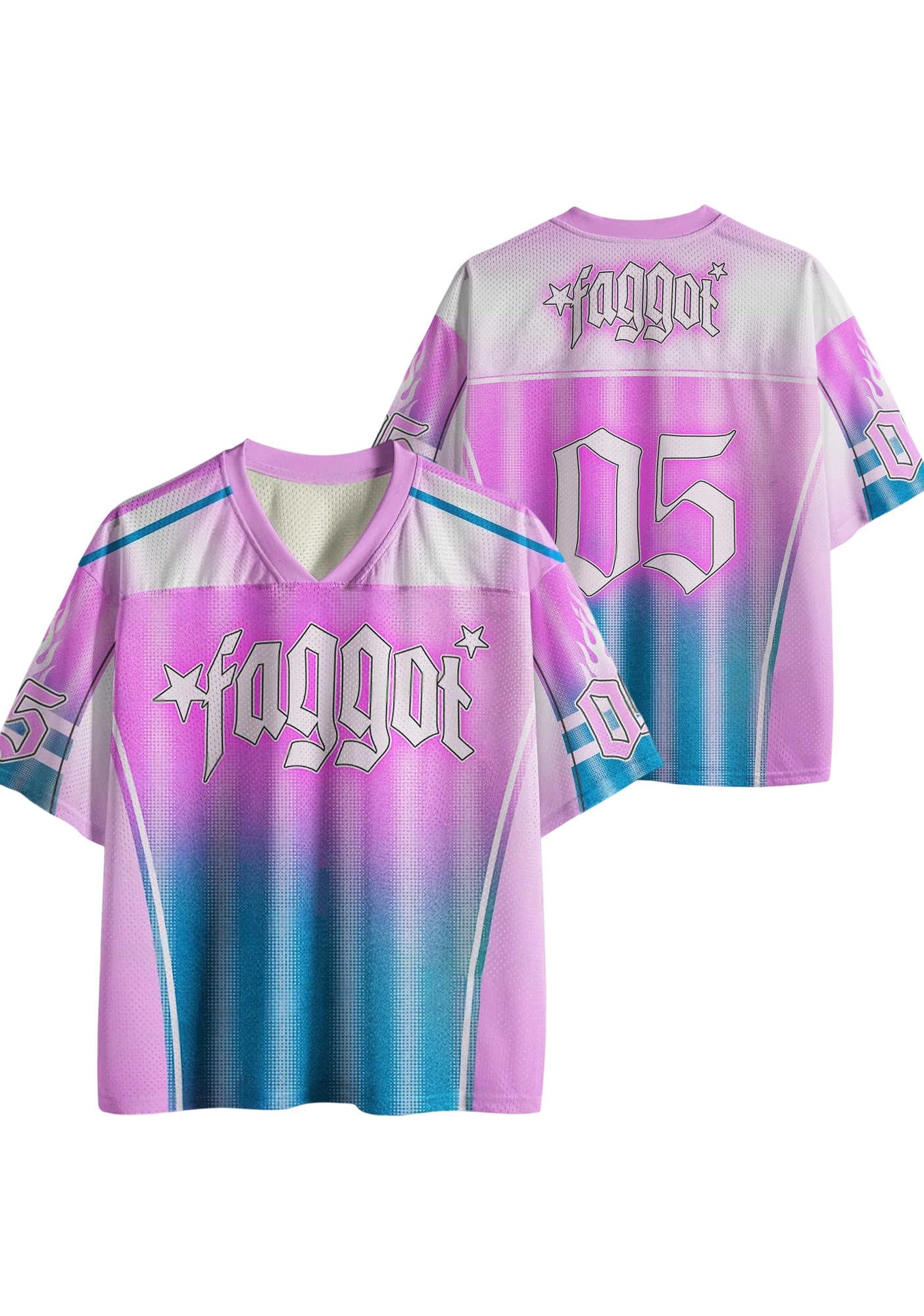 Faggot Y2K Jersey Shirt
