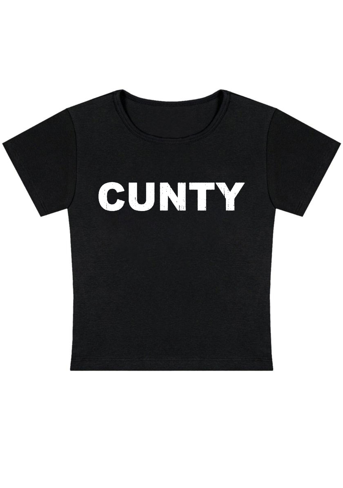 Cxxty Printed Y2K Baby Tee
