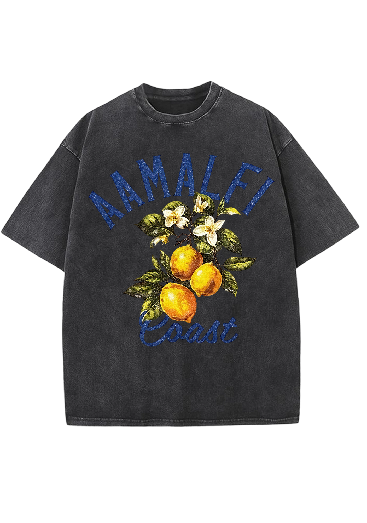 Amalfi Coast Vintage Lemon Branch Washed Tee