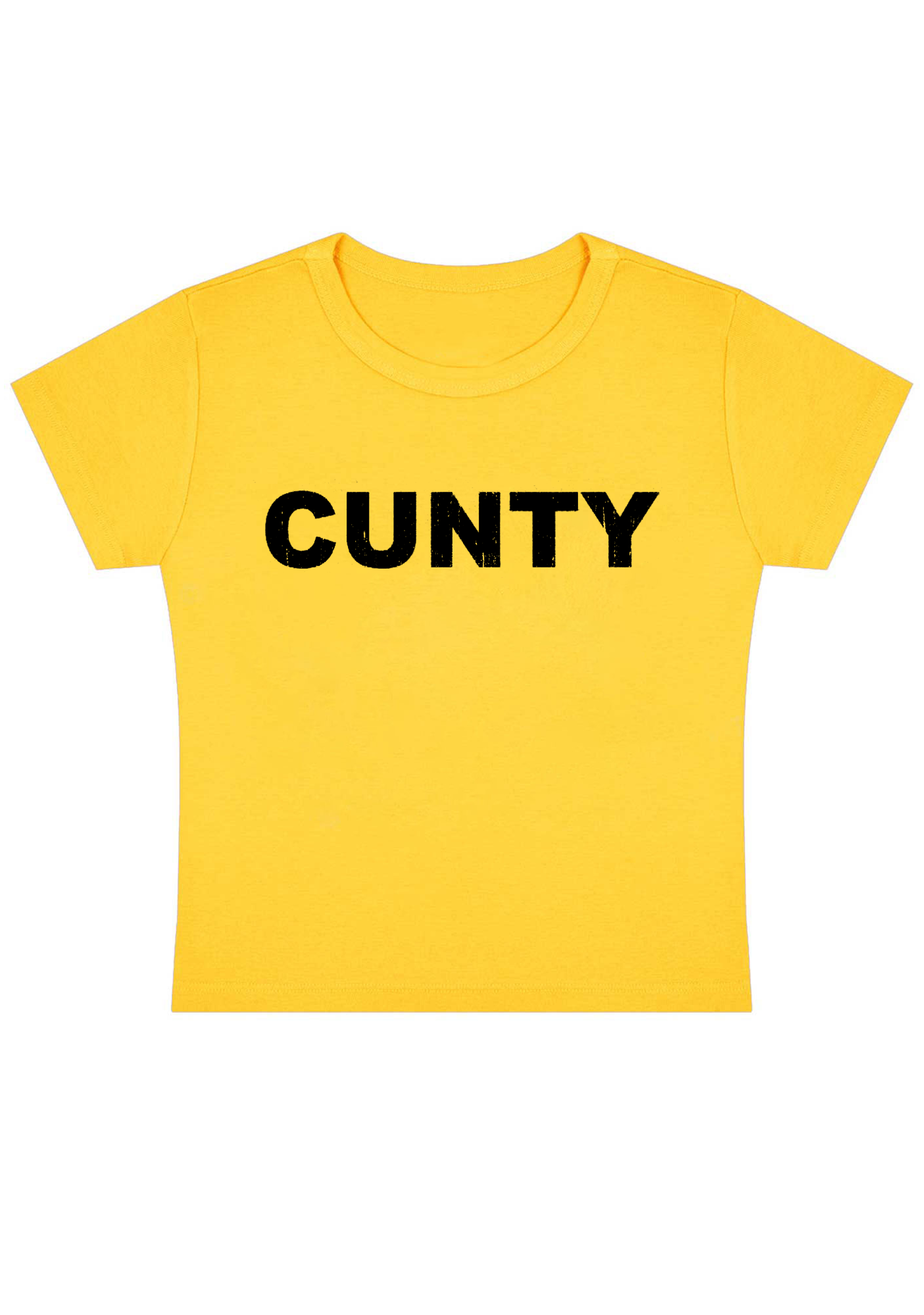 Cxxty Printed Y2K Baby Tee