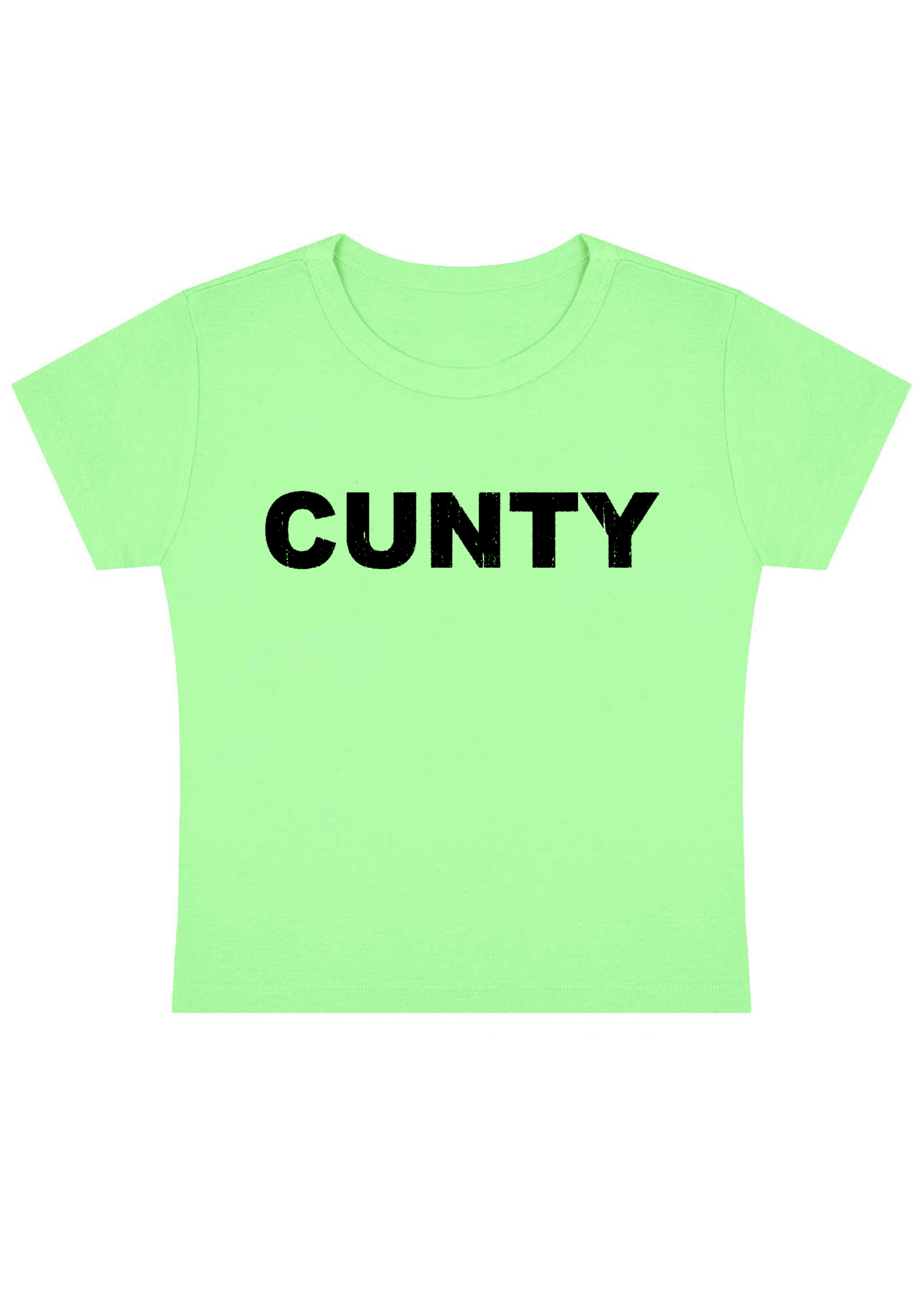 Cxxty Printed Y2K Baby Tee