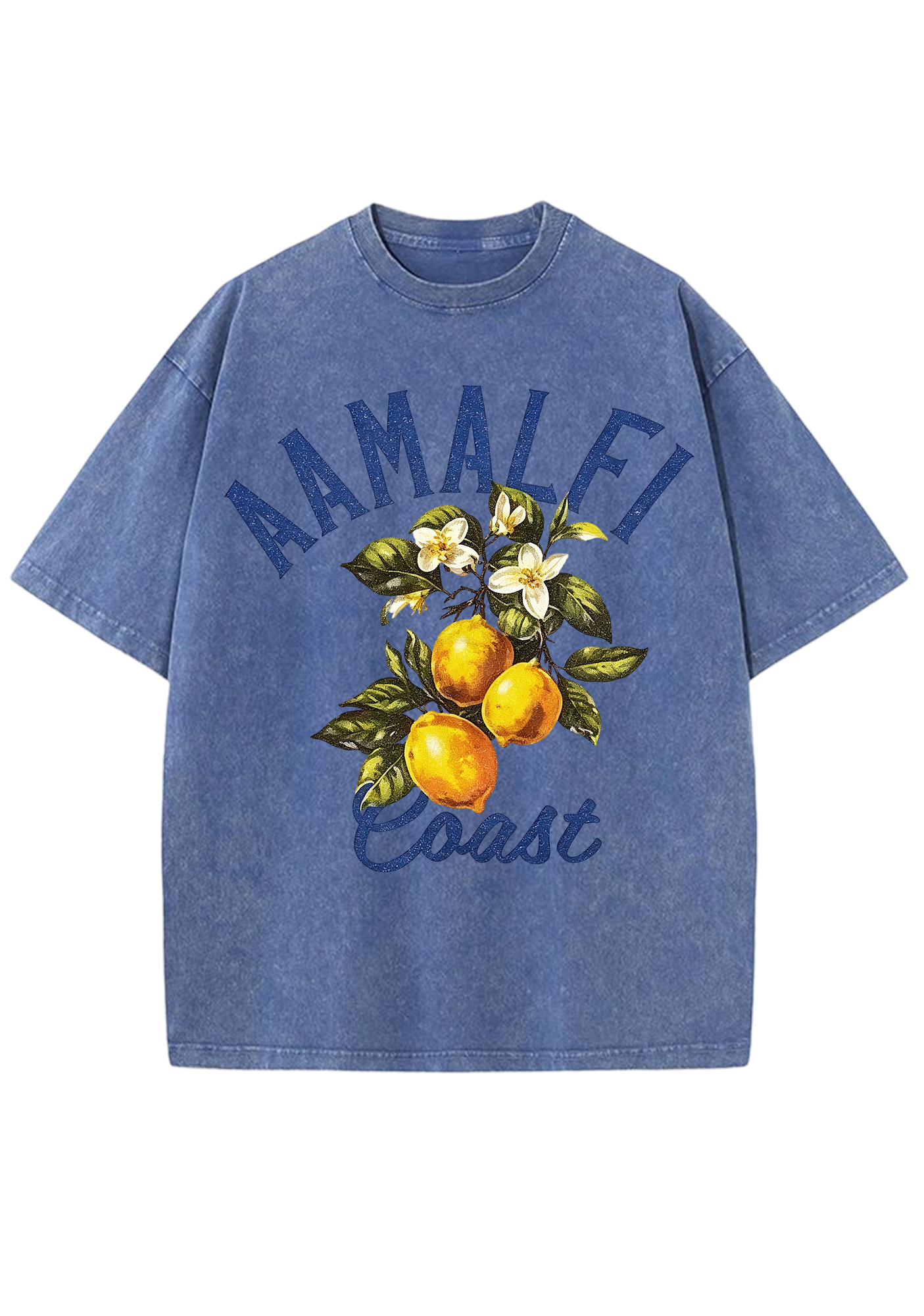 Amalfi Coast Vintage Lemon Branch Washed Tee