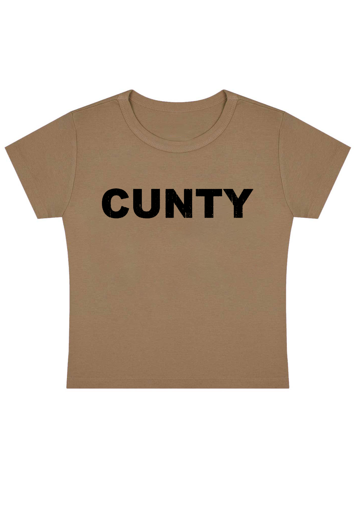 Cxxty Printed Y2K Baby Tee