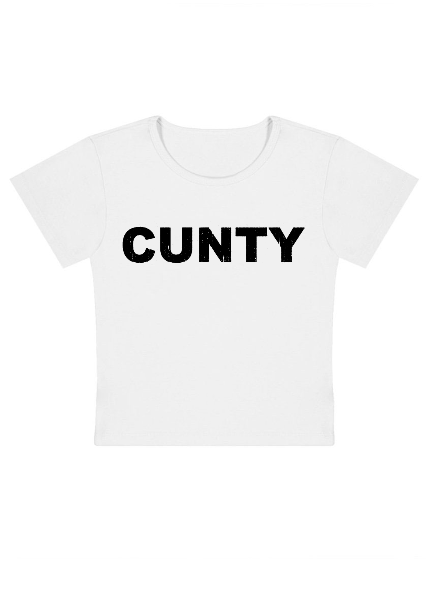 Cxxty Printed Y2K Baby Tee