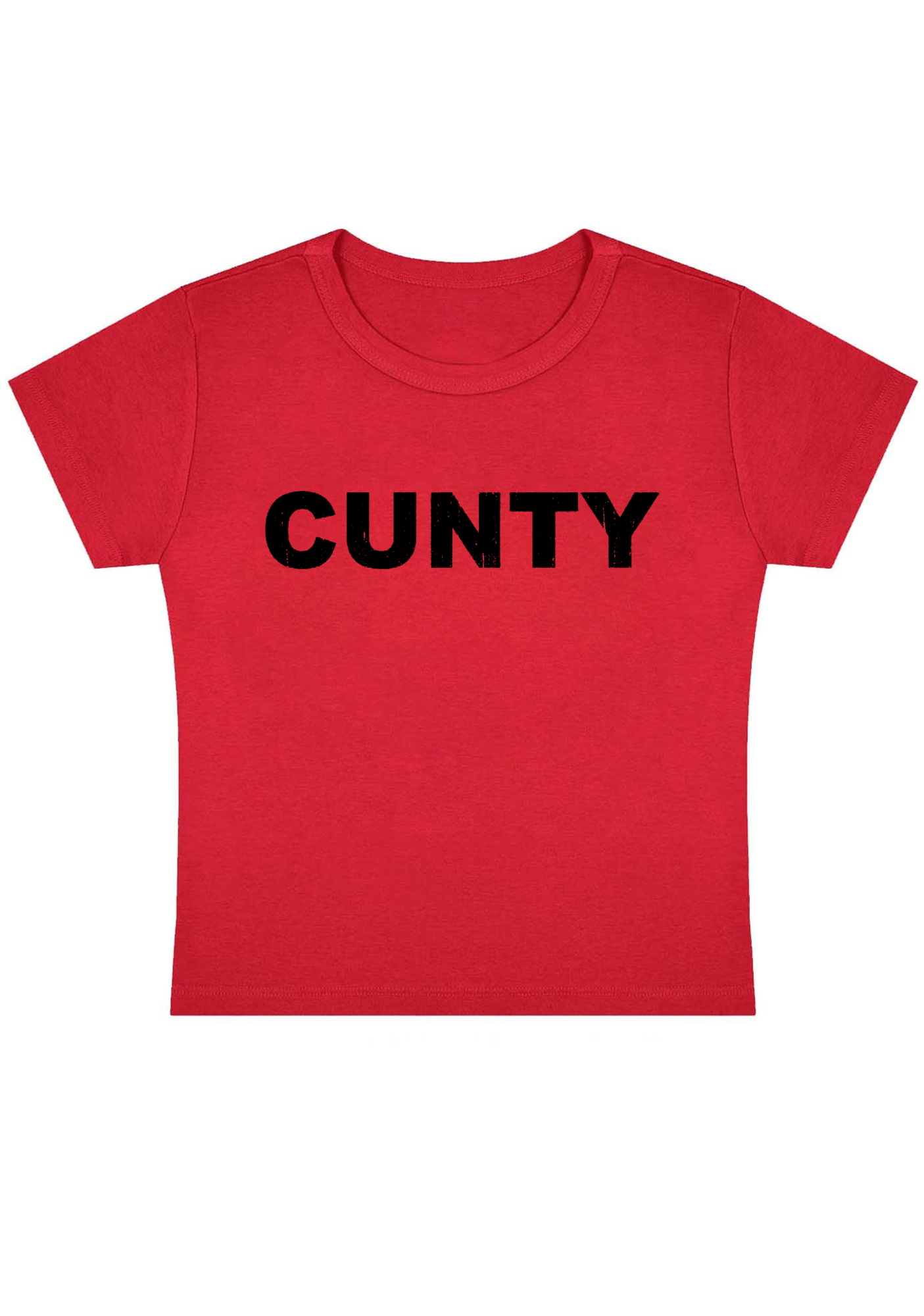 Cxxty Printed Y2K Baby Tee