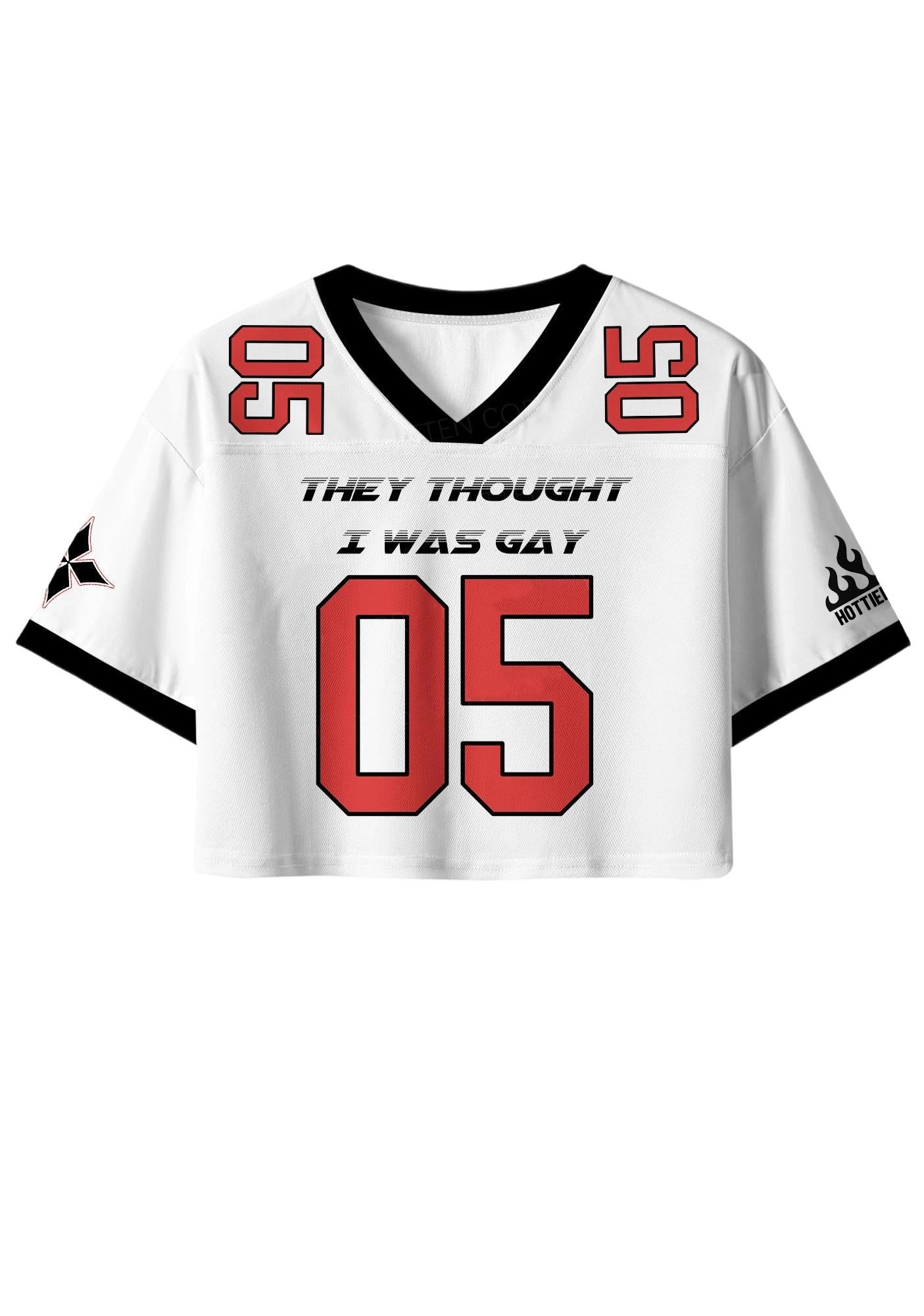 I Was Gay Y2K Crop Sport Jersey Shirts