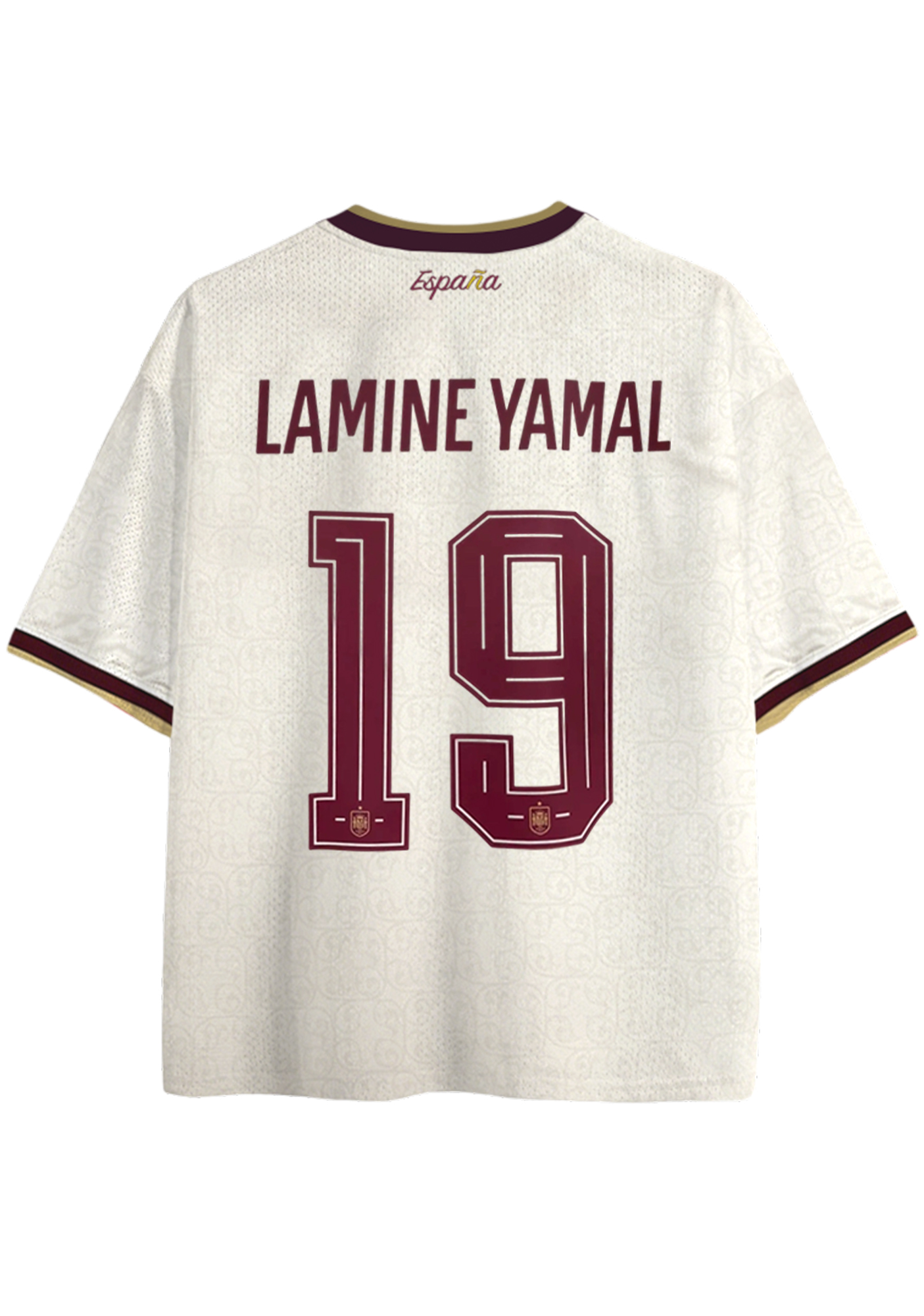 Spain #19 Monogram Mesh Jersey Shirts