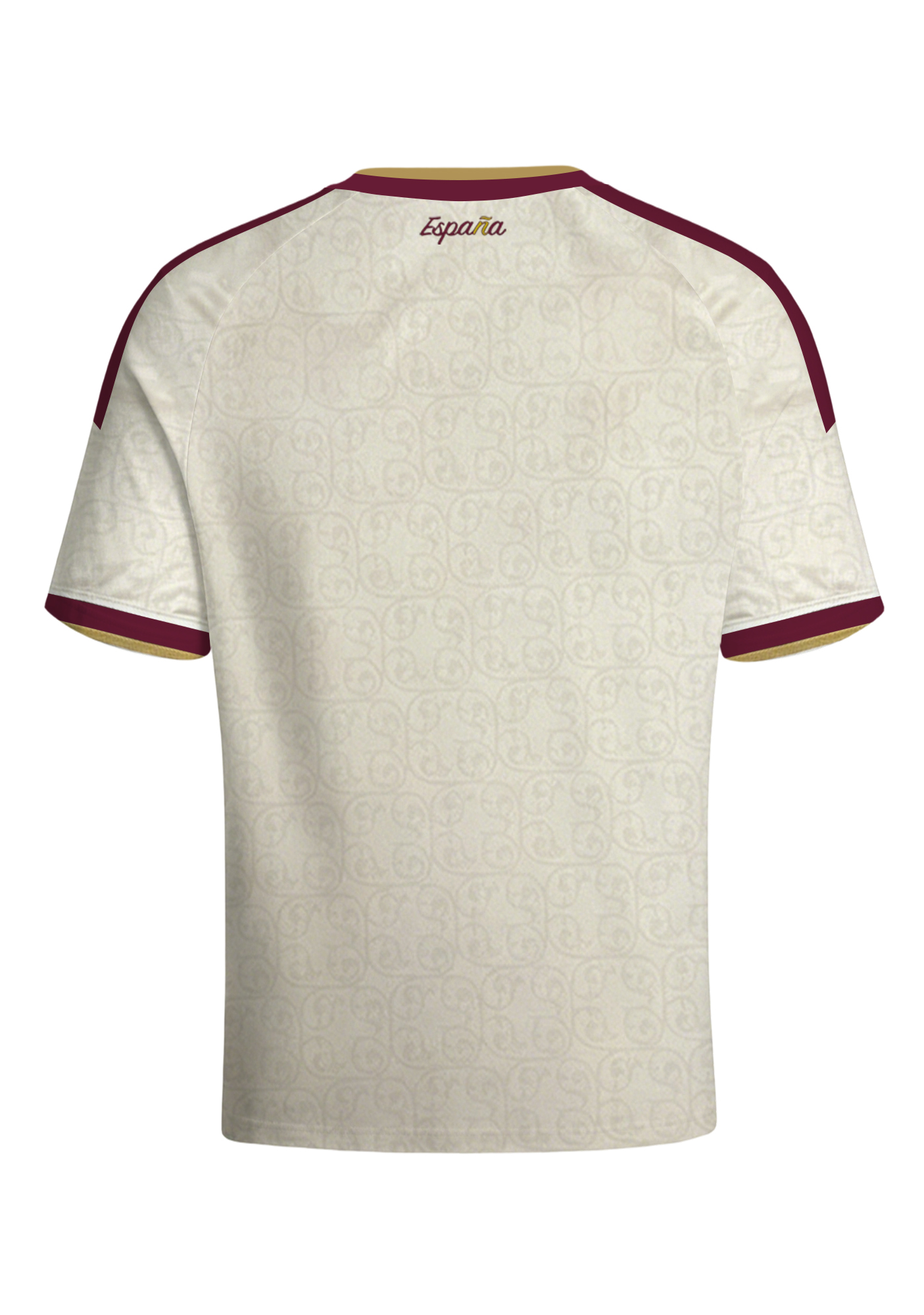 Men's Minimal Print Spain National Team Jersey Shirts