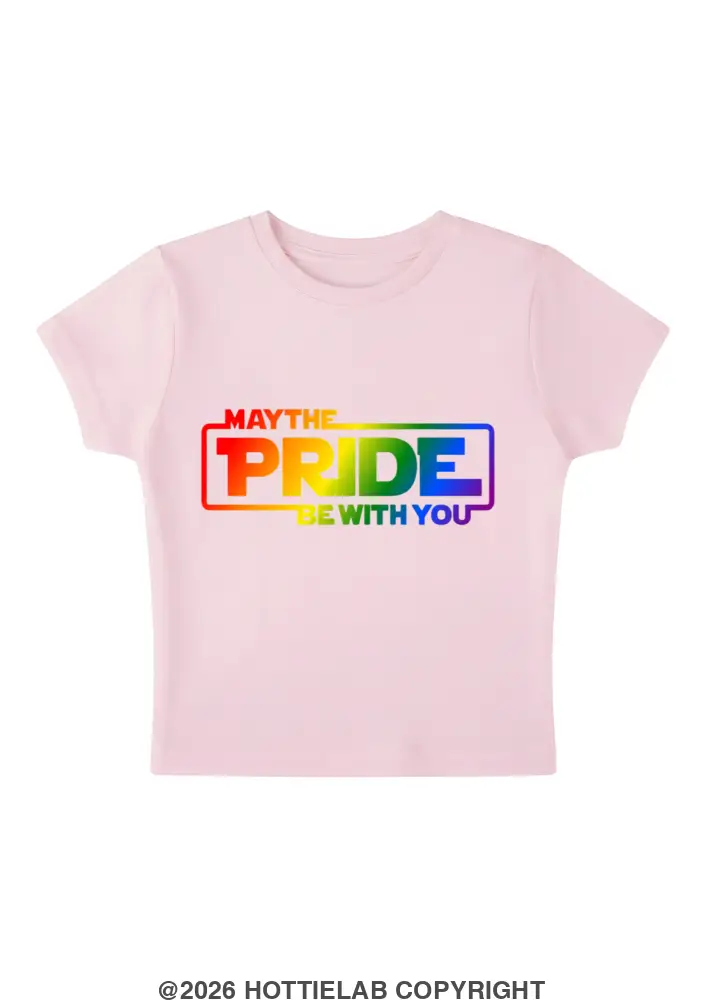 May The Pride Be With You Y2K Baby Tee