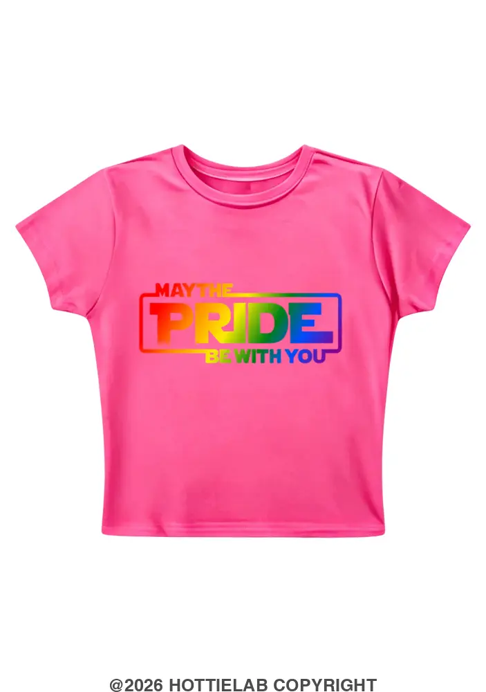 May The Pride Be With You Y2K Baby Tee