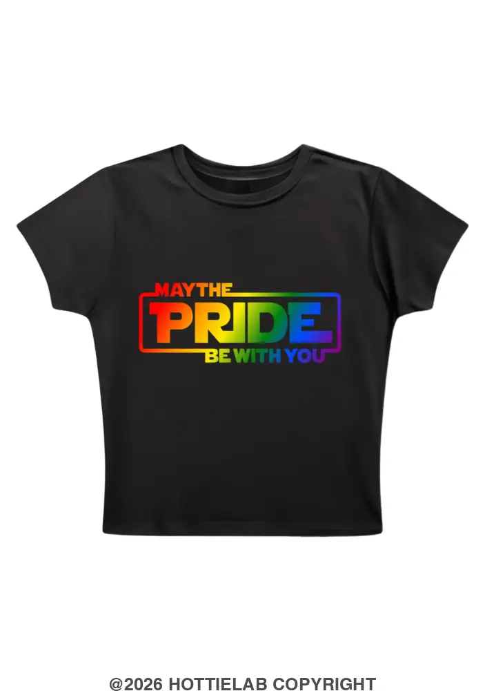 May The Pride Be With You Y2K Baby Tee