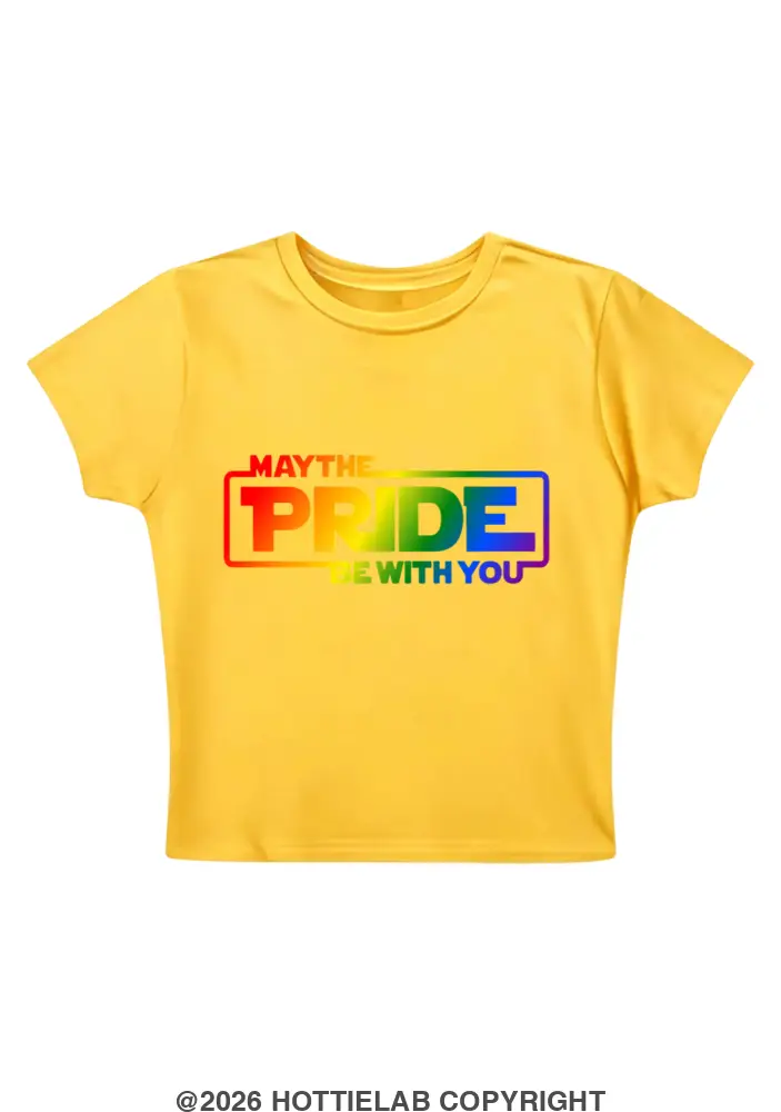 May The Pride Be With You Y2K Baby Tee