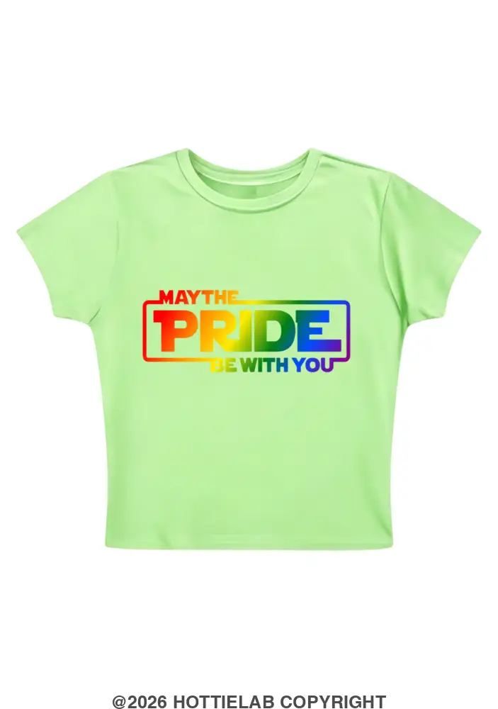 May The Pride Be With You Y2K Baby Tee