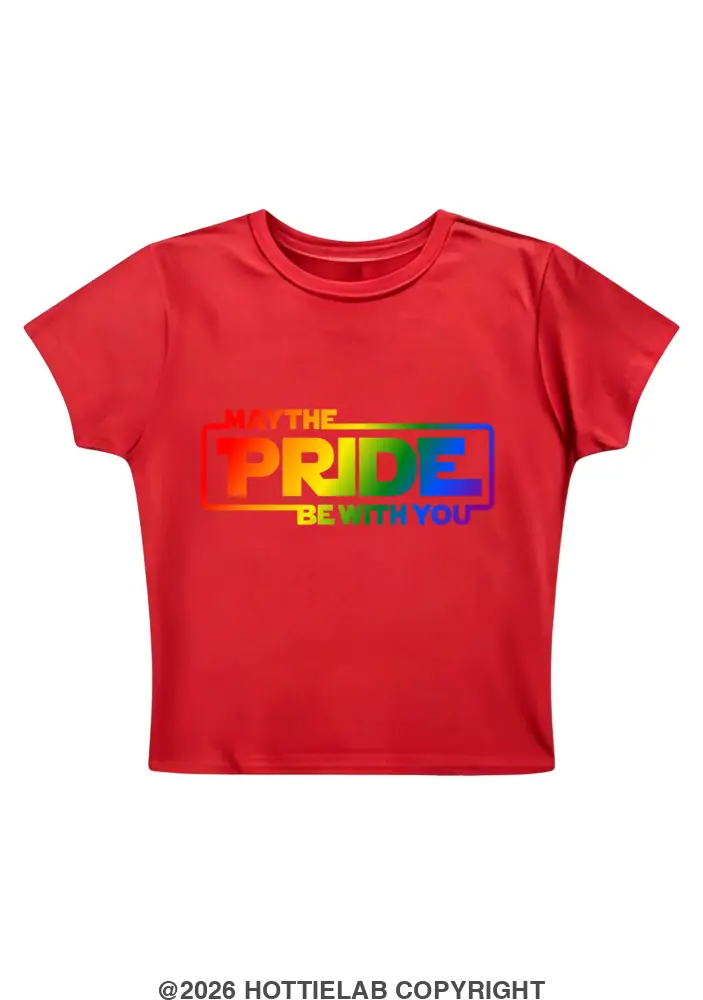 May The Pride Be With You Y2K Baby Tee