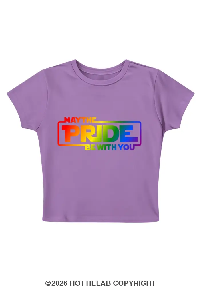 May The Pride Be With You Y2K Baby Tee