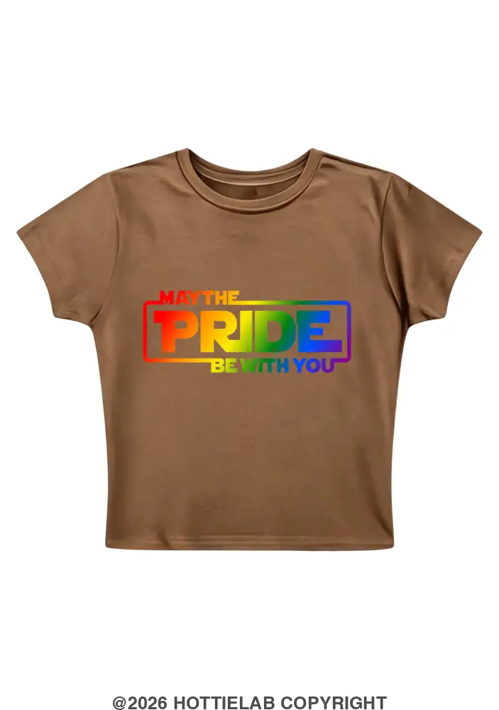 May The Pride Be With You Y2K Baby Tee