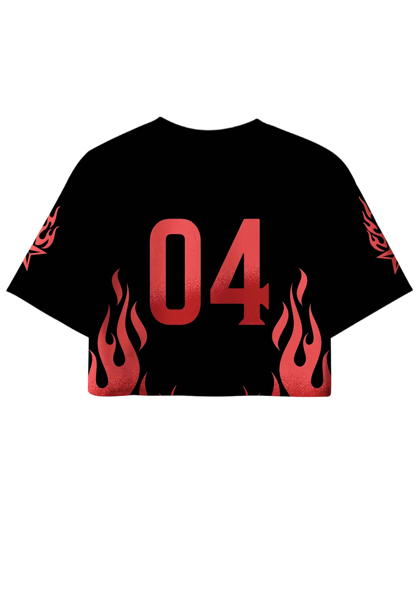 Kiss Girls Y2K Crop Sport Jersey Shirts