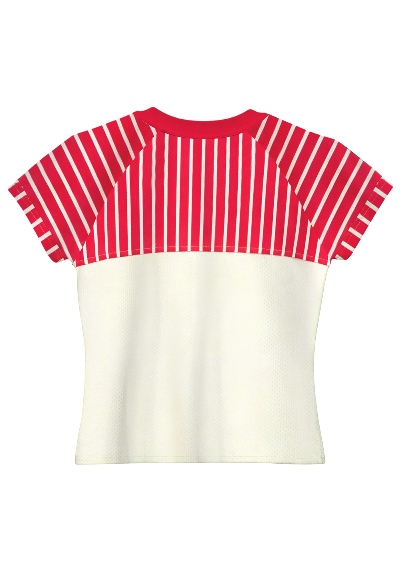 Striped Sleeve USA Flag Baby Tee