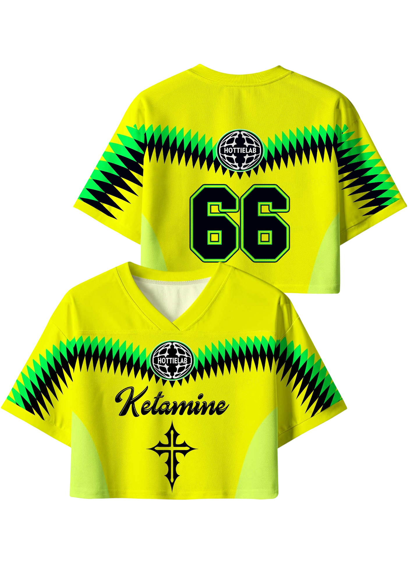 Katamine Shake Y2K Crop Sport Jersey Shirts