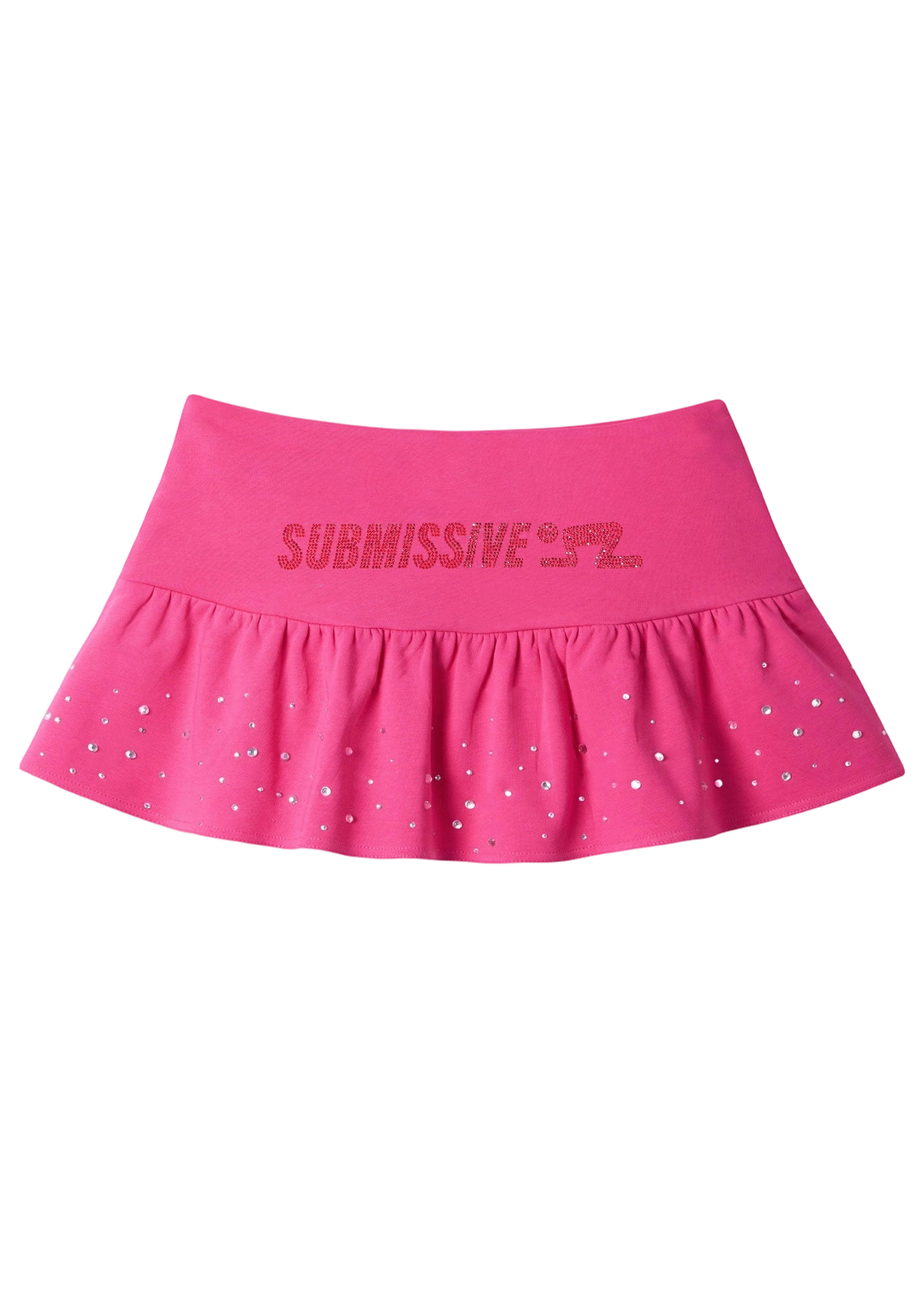 Rhinestone Submissive Y2K Mini Pleated Skirts