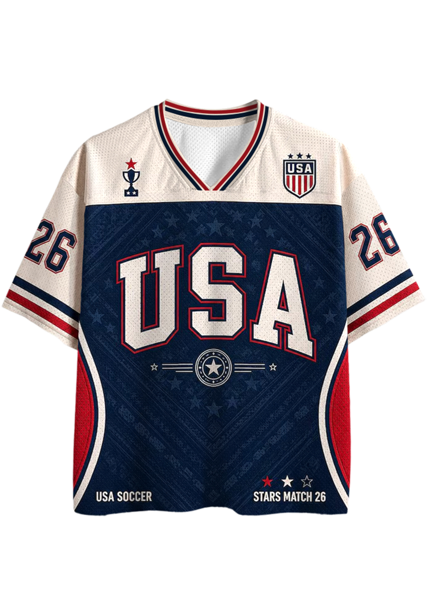 USA National Team 26 Star Mesh Jersey Shirts