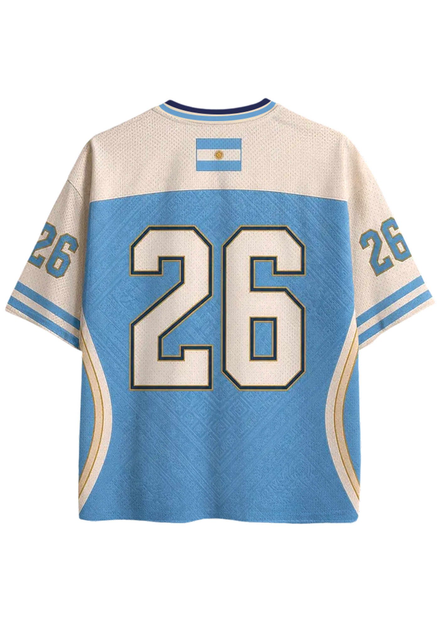 Argentina Albiceleste Match 26 Mesh Jersey Shirts