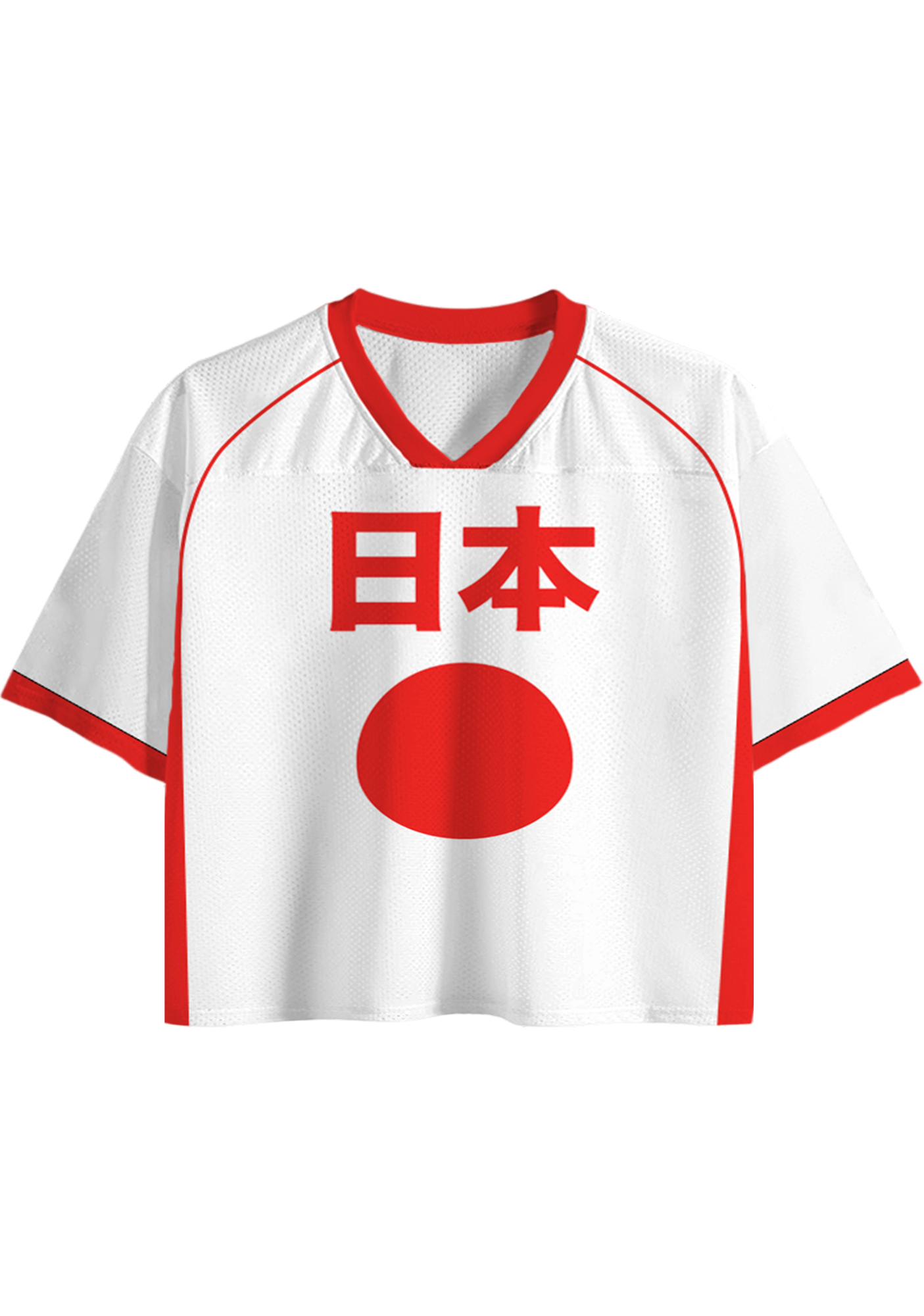 Japan Game Day Cropped Mesh Jersey Shirt