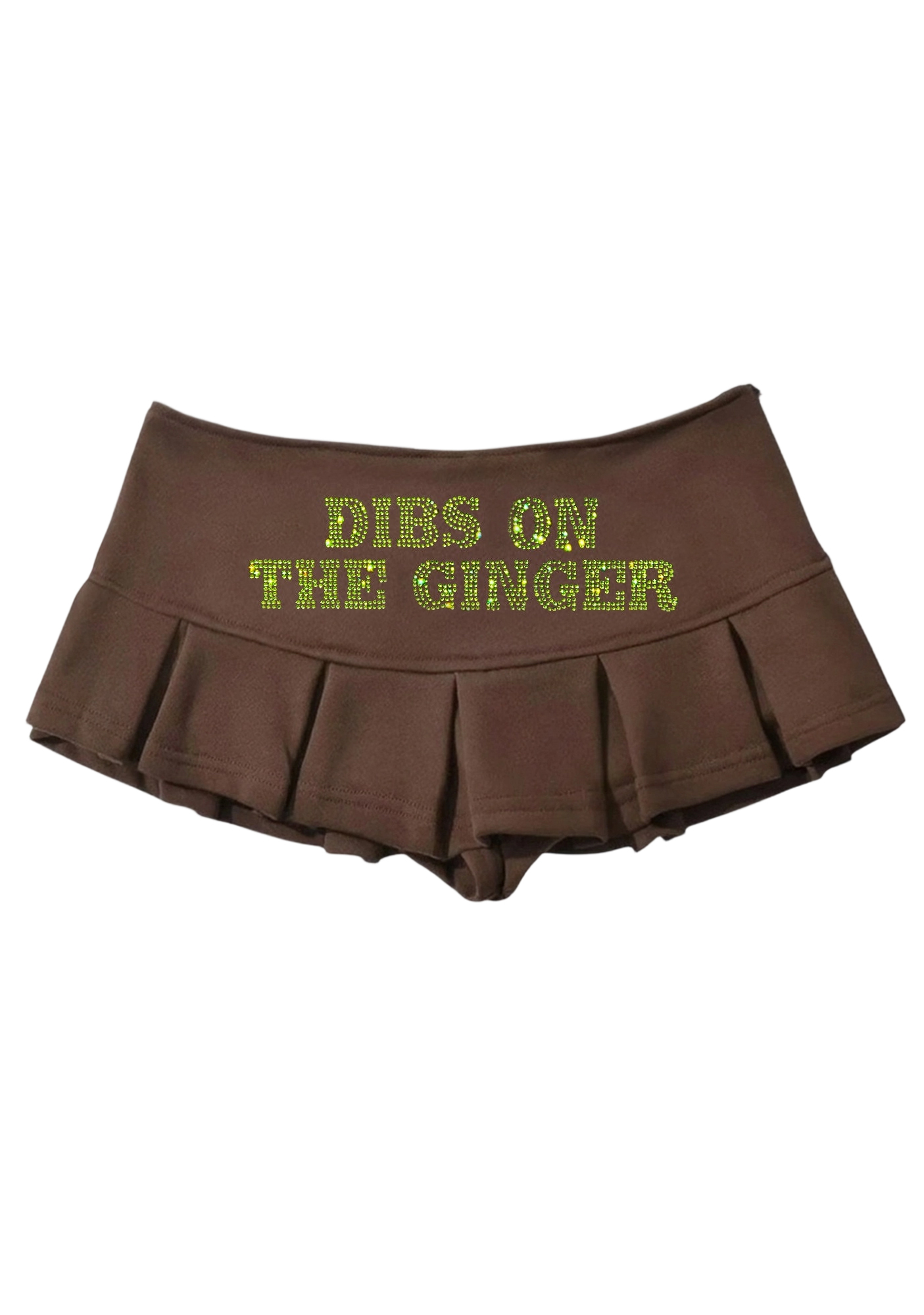Dibs On The Ginger Y2K Mini Pleated Skirts