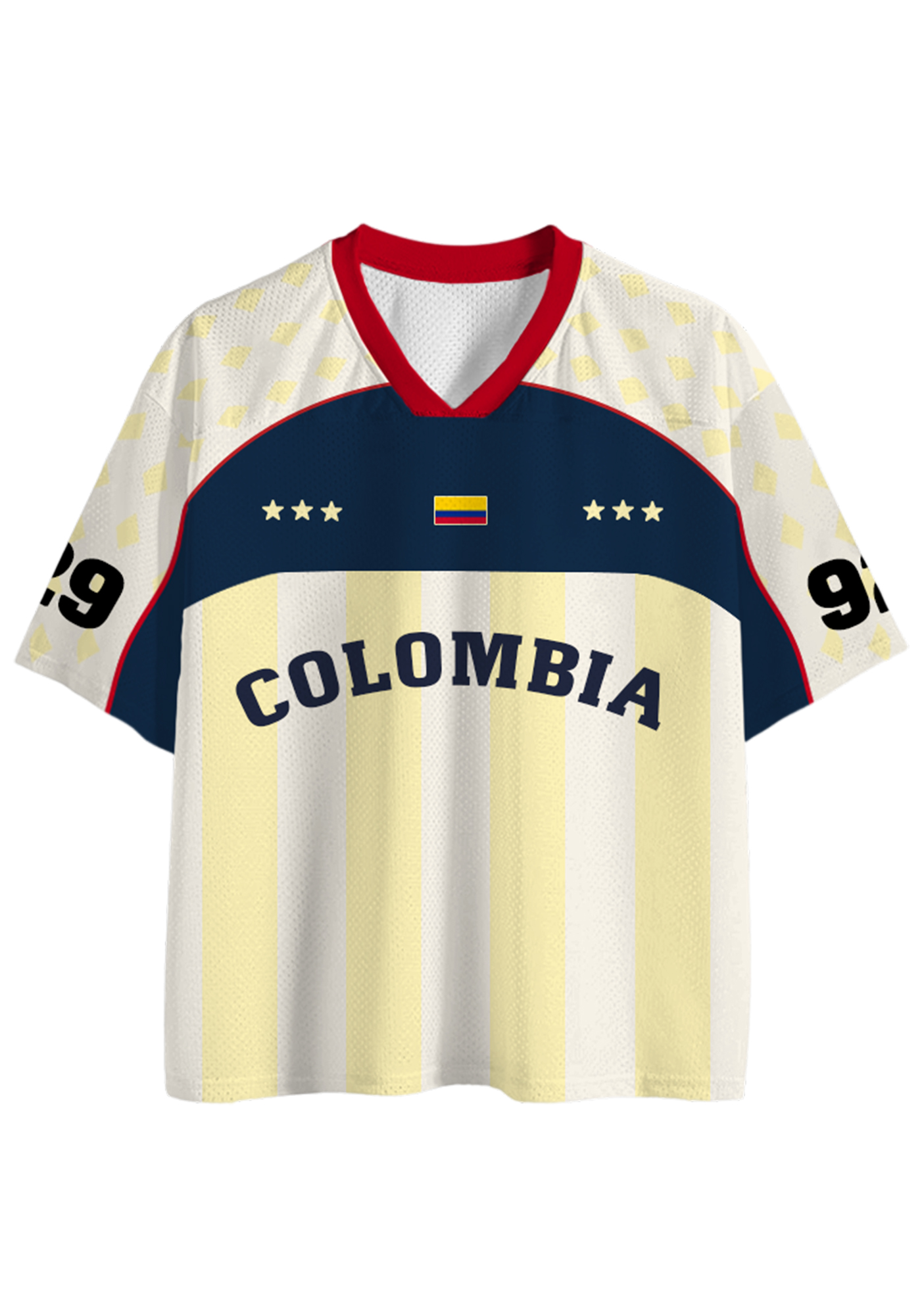 Vintage Colombia National Team Mesh Jersey Shirts