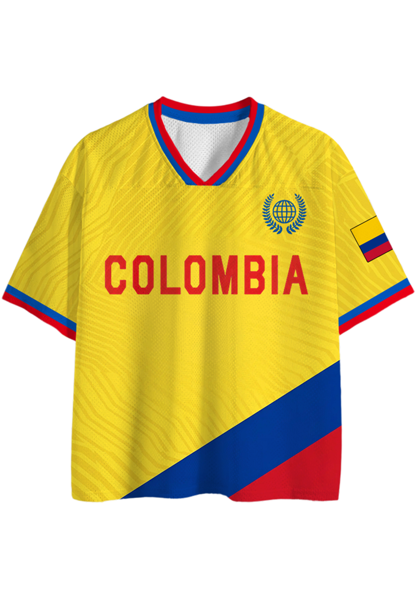Colombia National Team Fan Mesh Jersey Shirts