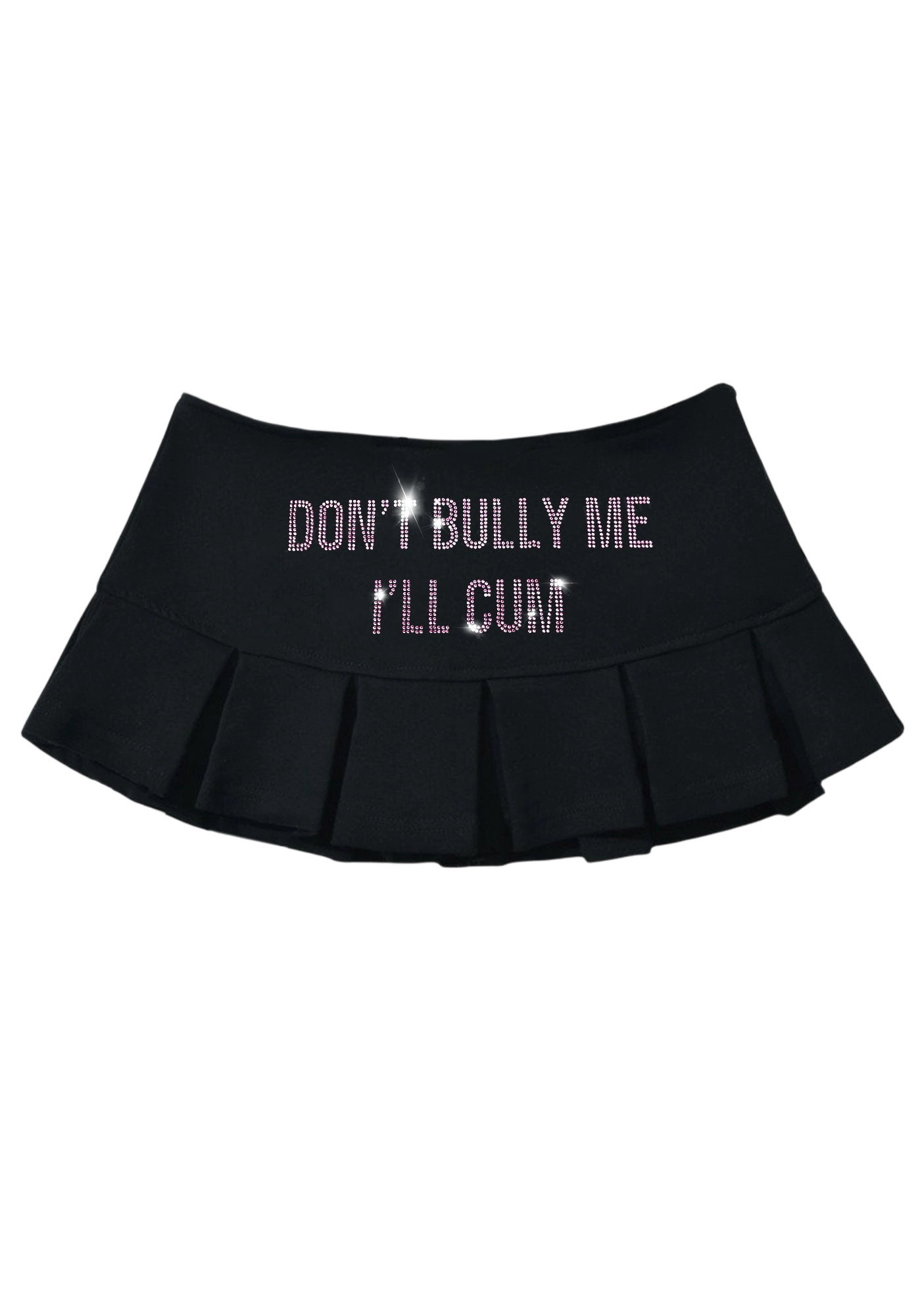 Don't Bully Me Y2K Mini Pleated Skirts