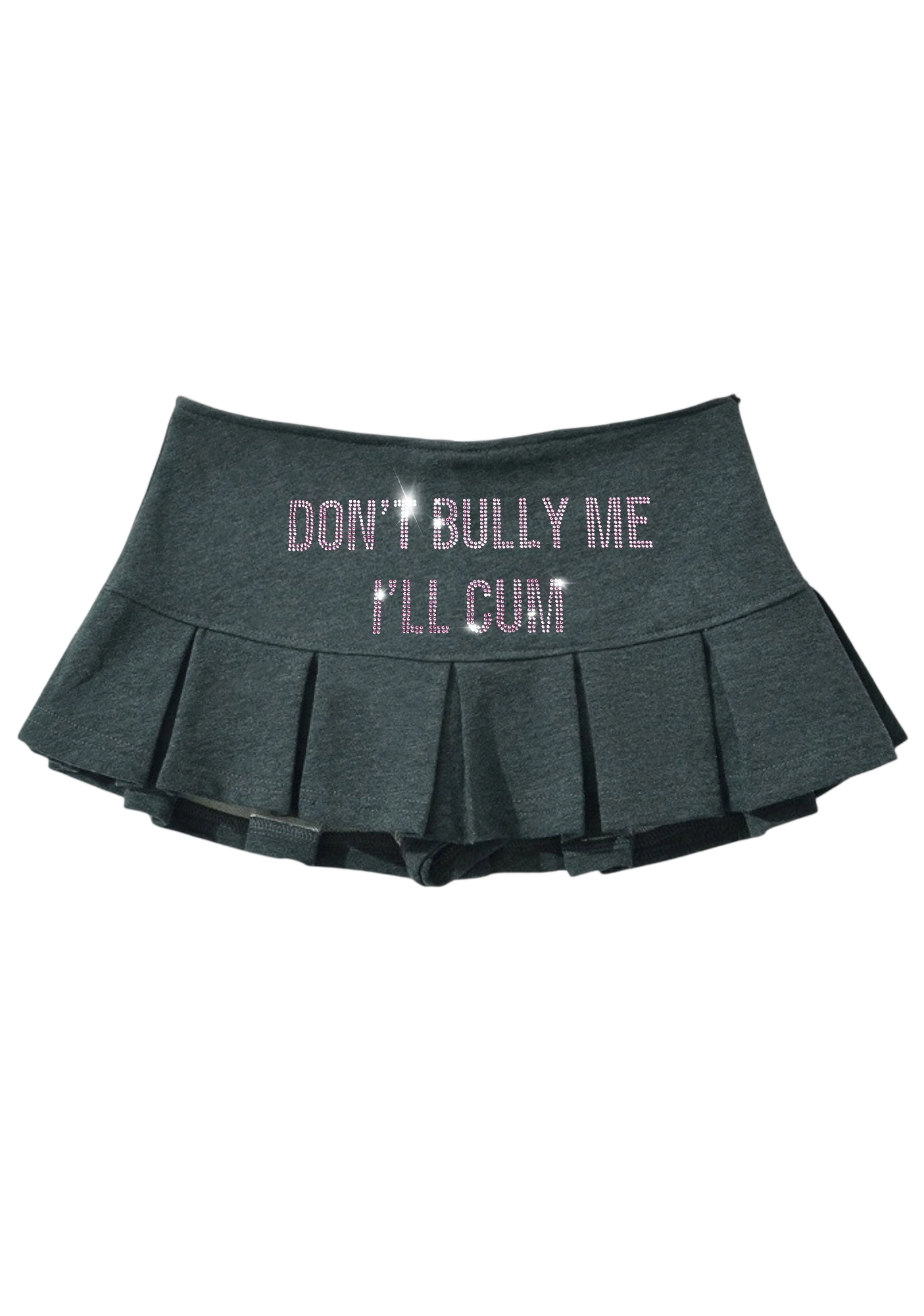 Don't Bully Me Y2K Mini Pleated Skirts