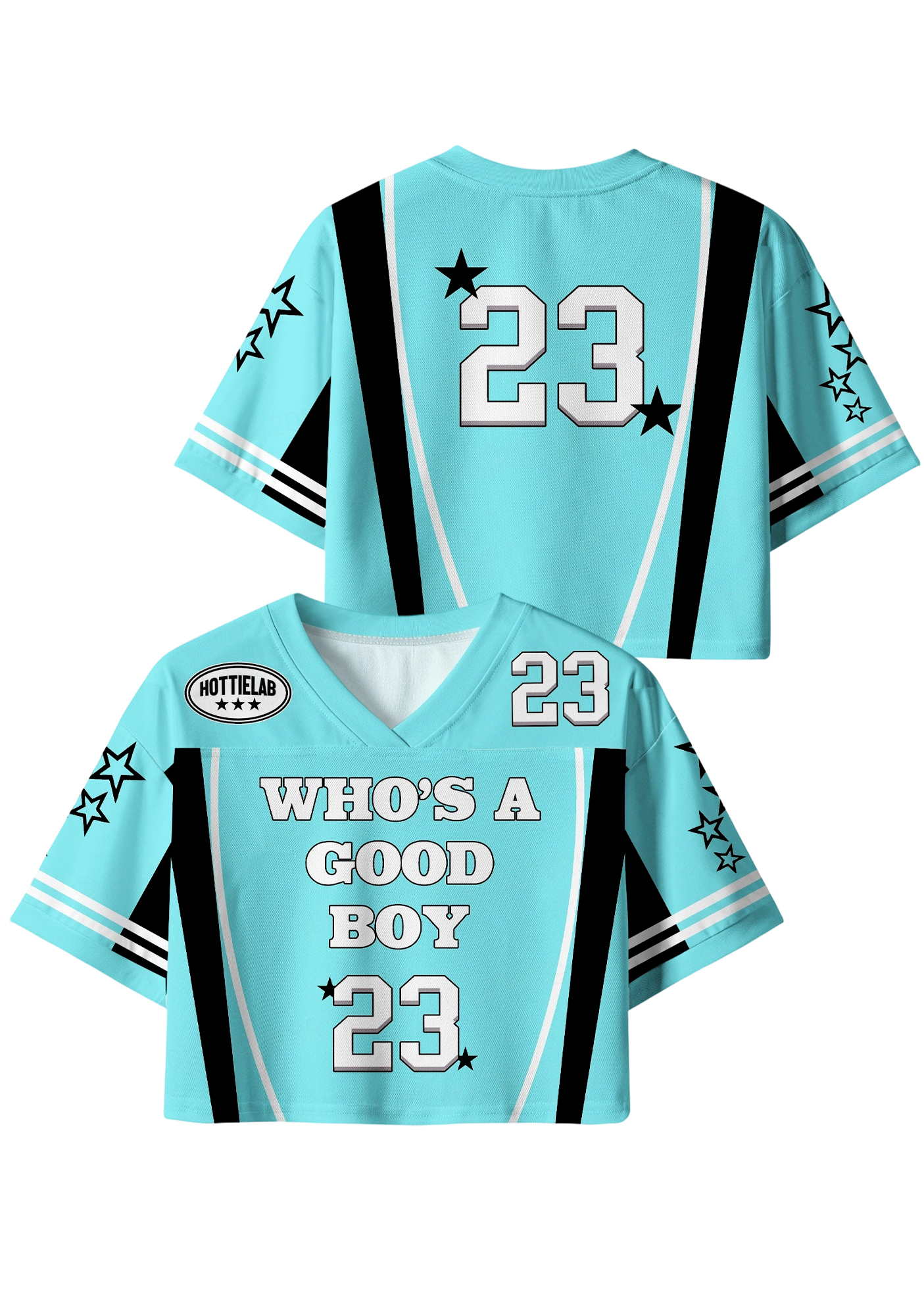 Who is Good Boy Y2K Crop Sport Jersey Shirts