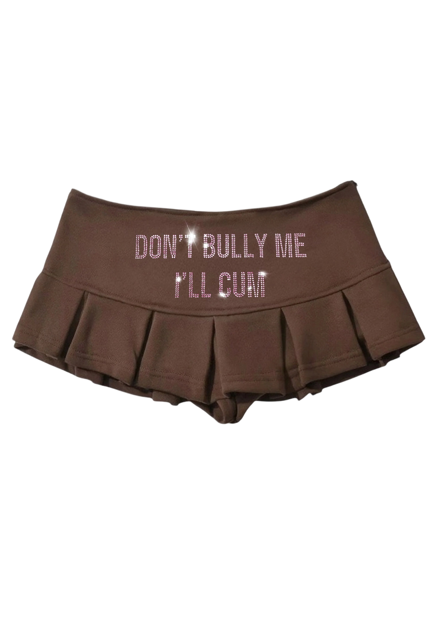 Don't Bully Me Y2K Mini Pleated Skirts
