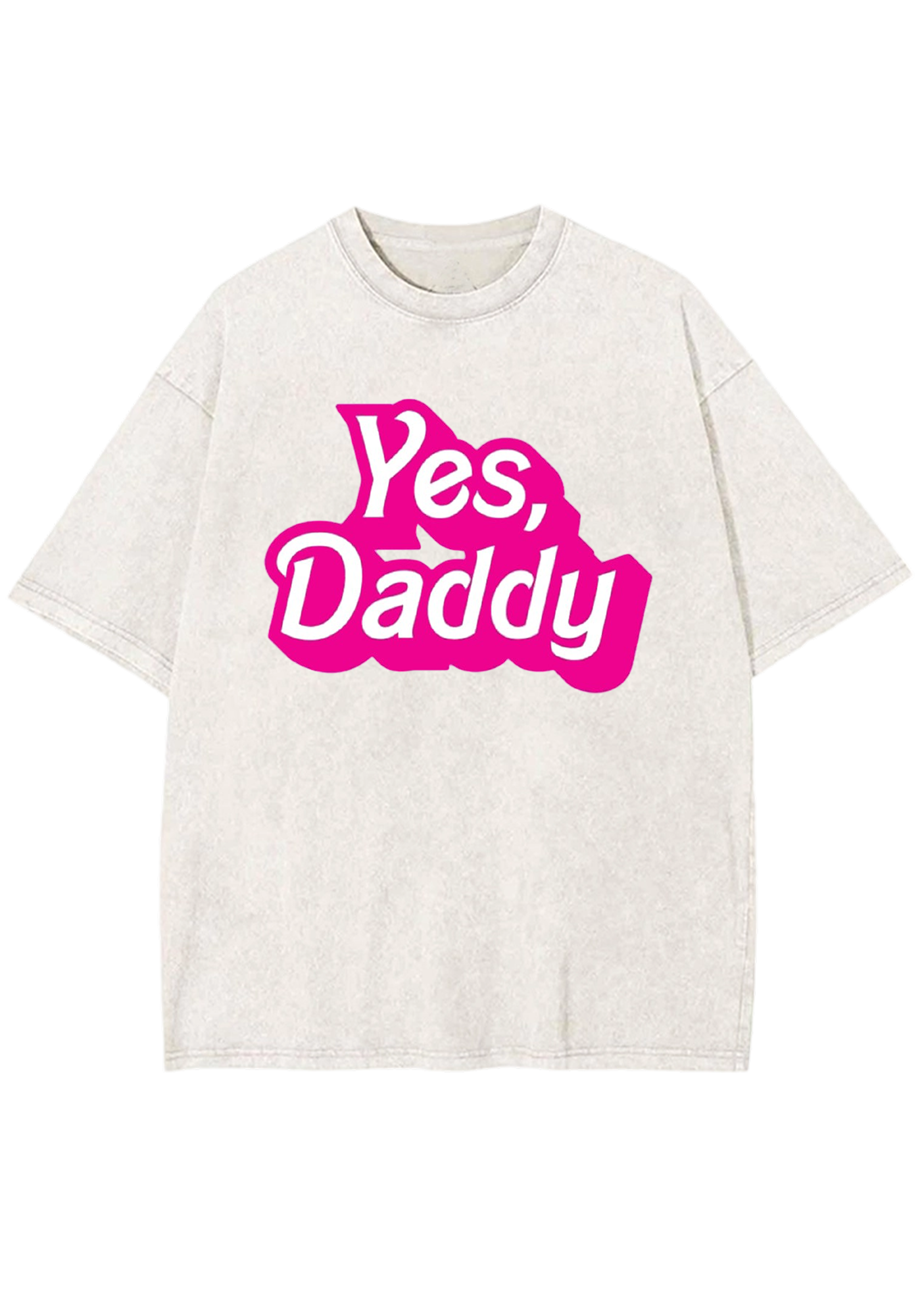 Yes Daddy Y2K Washed Tee