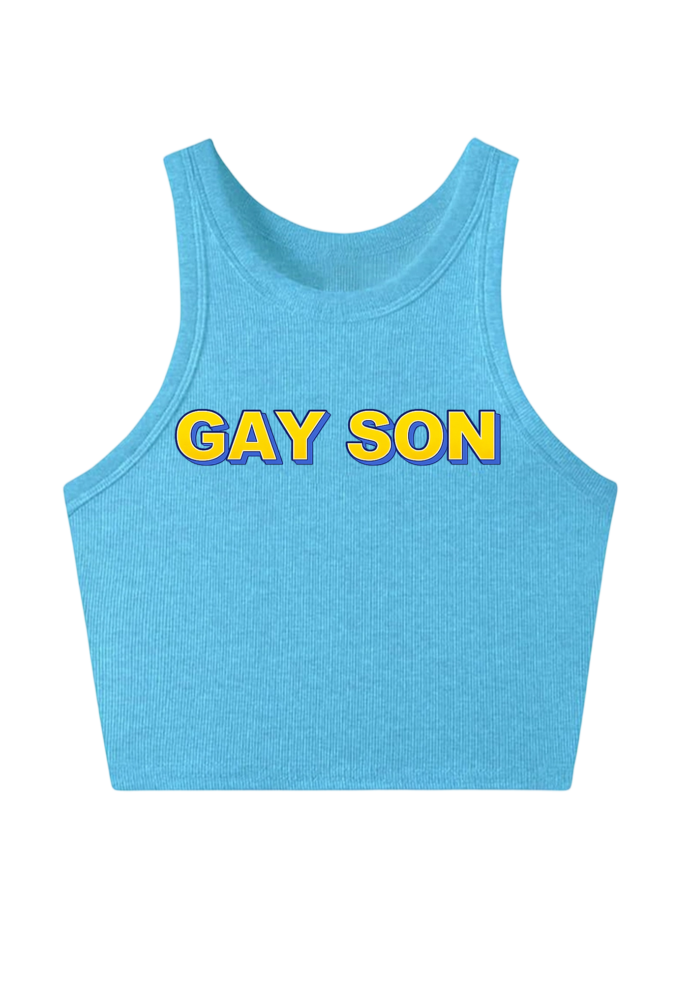 Gay Son Y2K Crop Tank Top