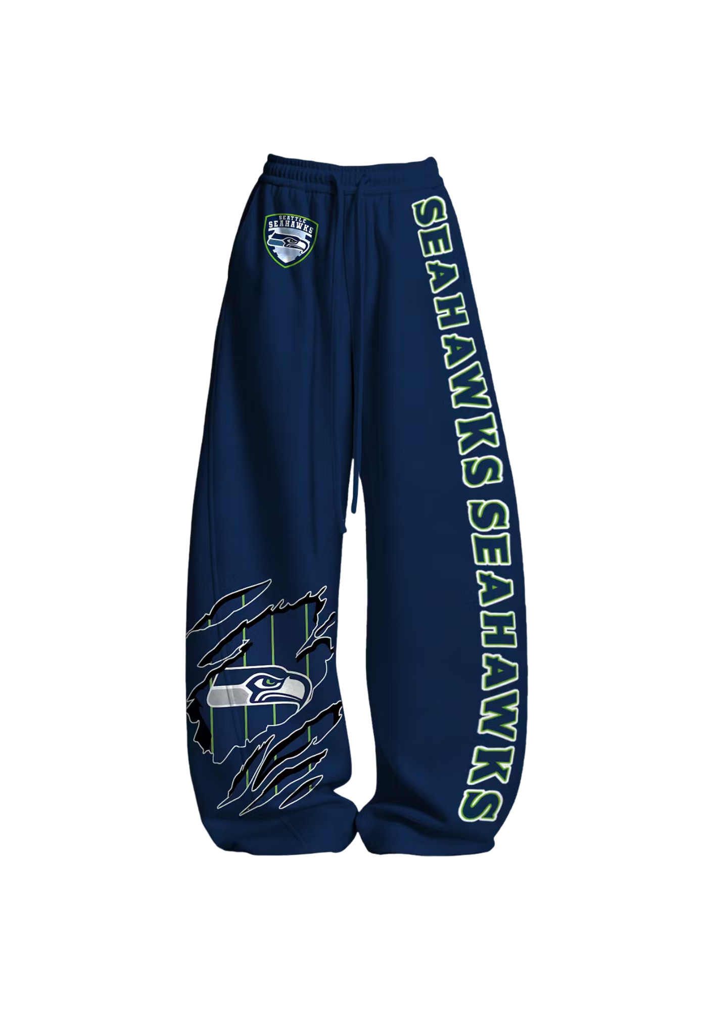 Seattle Seahawks Claw Rip Hawk Tops & Elasticated Trousers Two-Piece Set