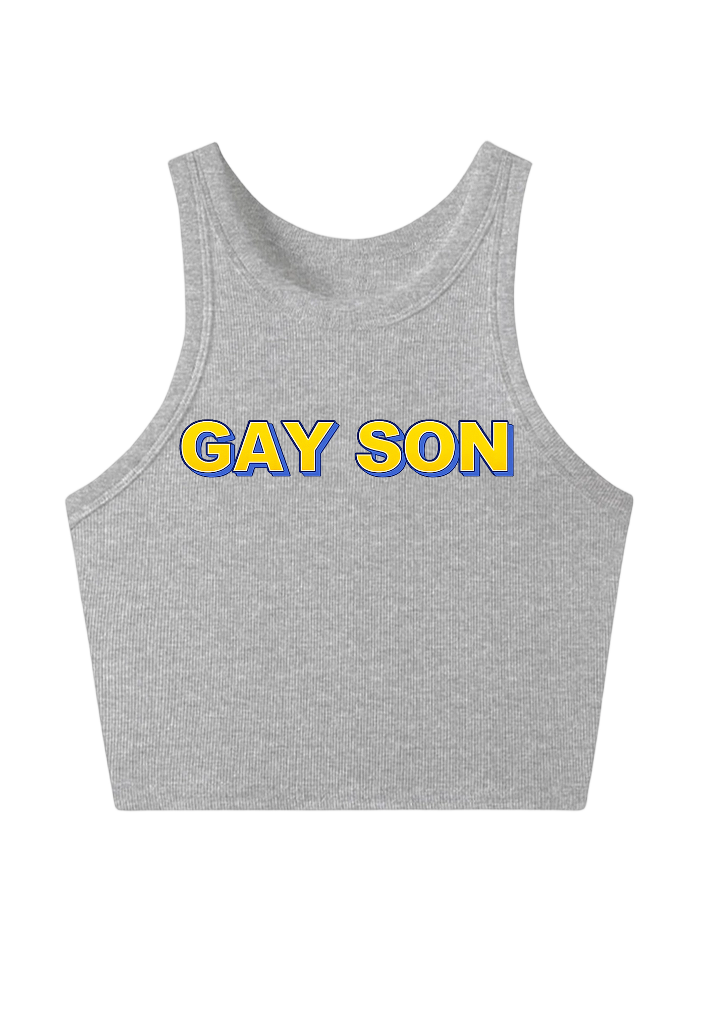 Gay Son Y2K Crop Tank Top