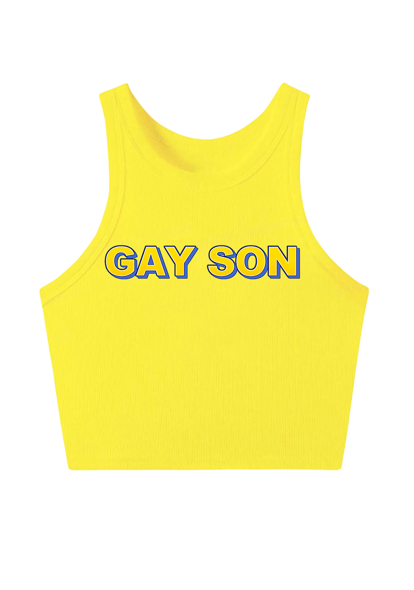Gay Son Y2K Crop Tank Top