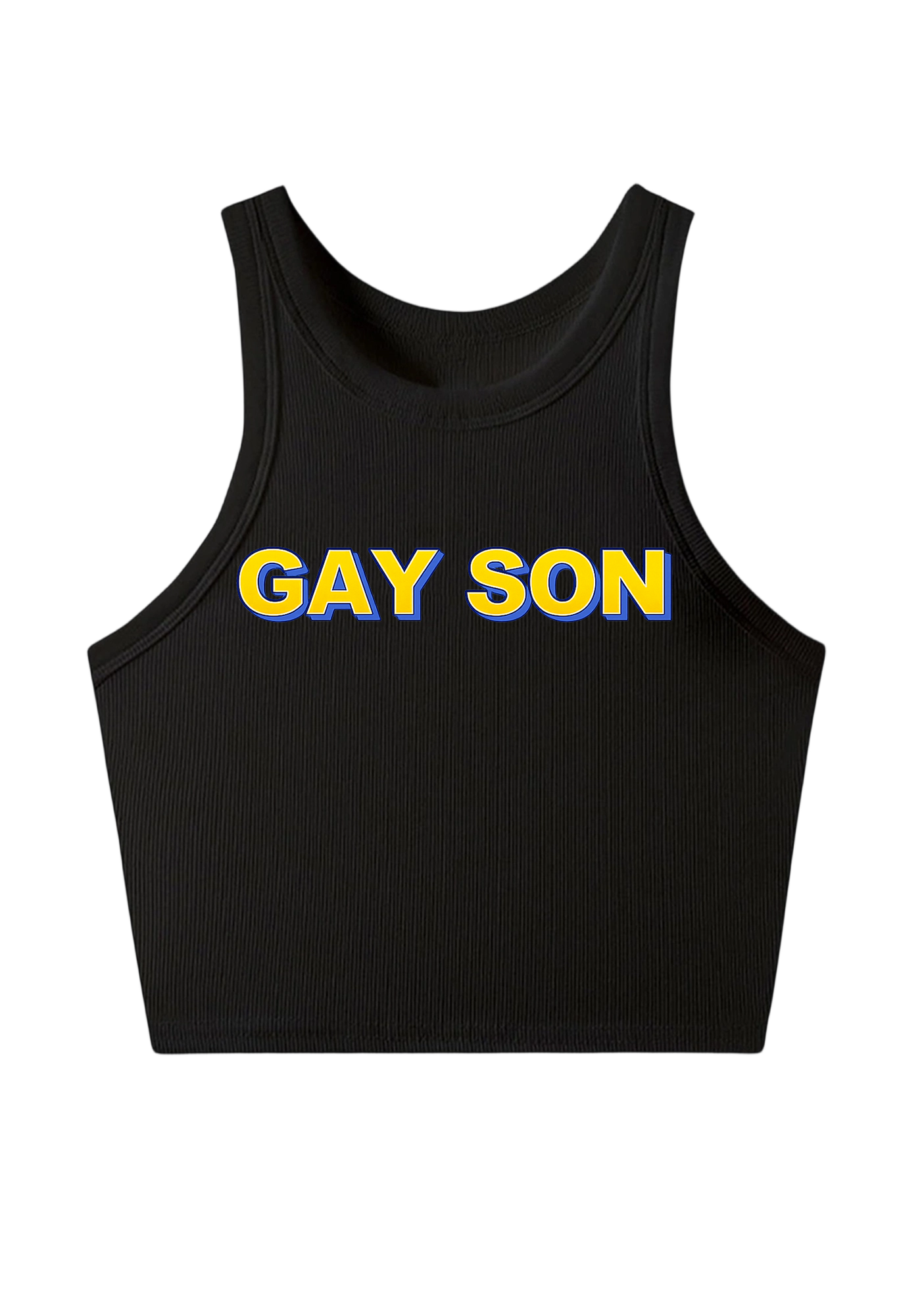 Gay Son Y2K Crop Tank Top