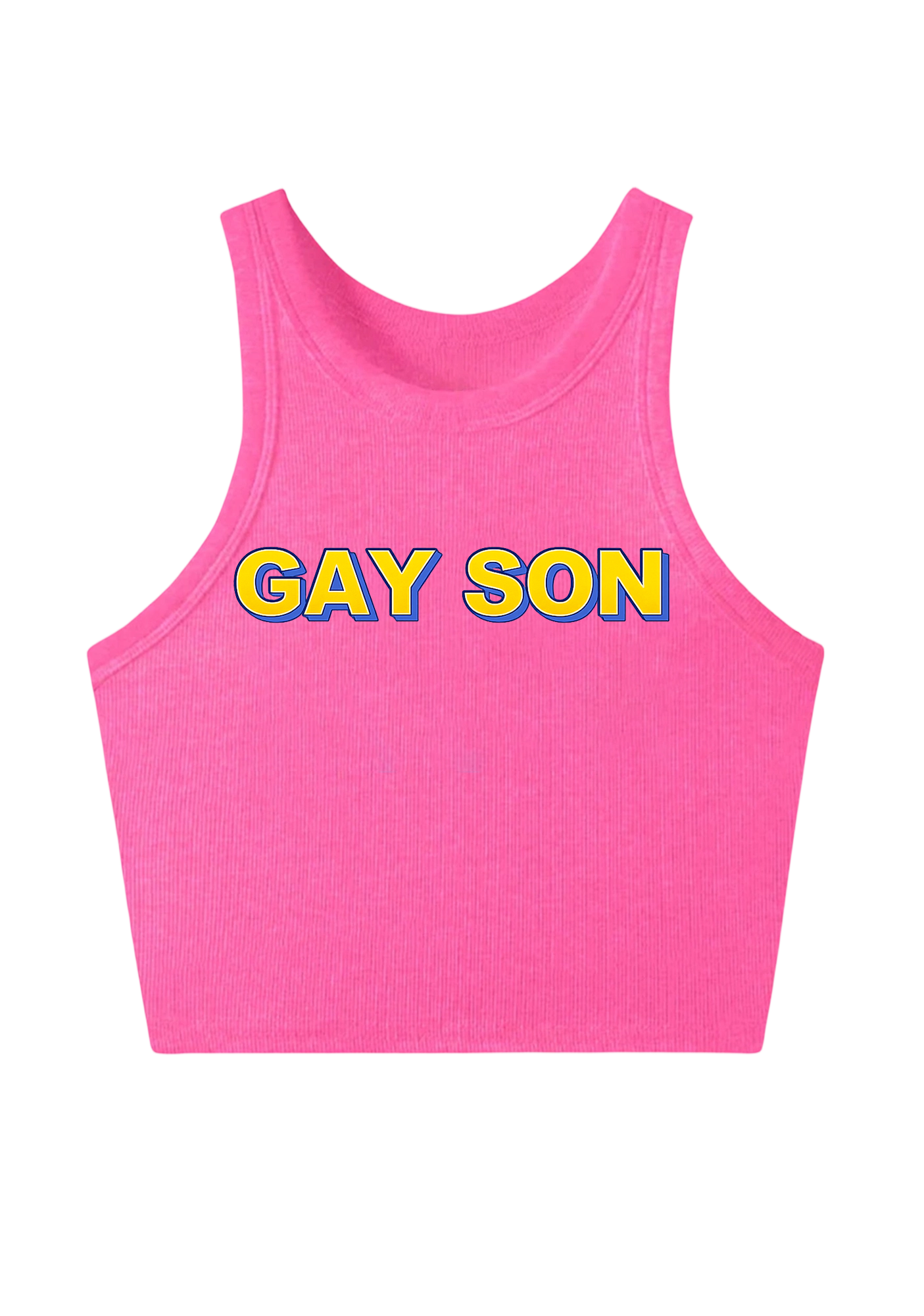 Gay Son Y2K Crop Tank Top